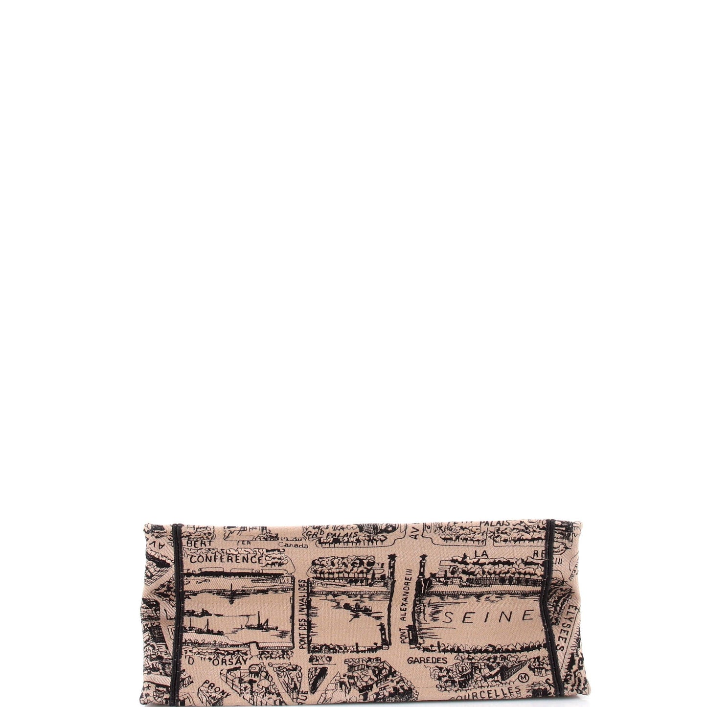Book Tote Embroidered Canvas Medium