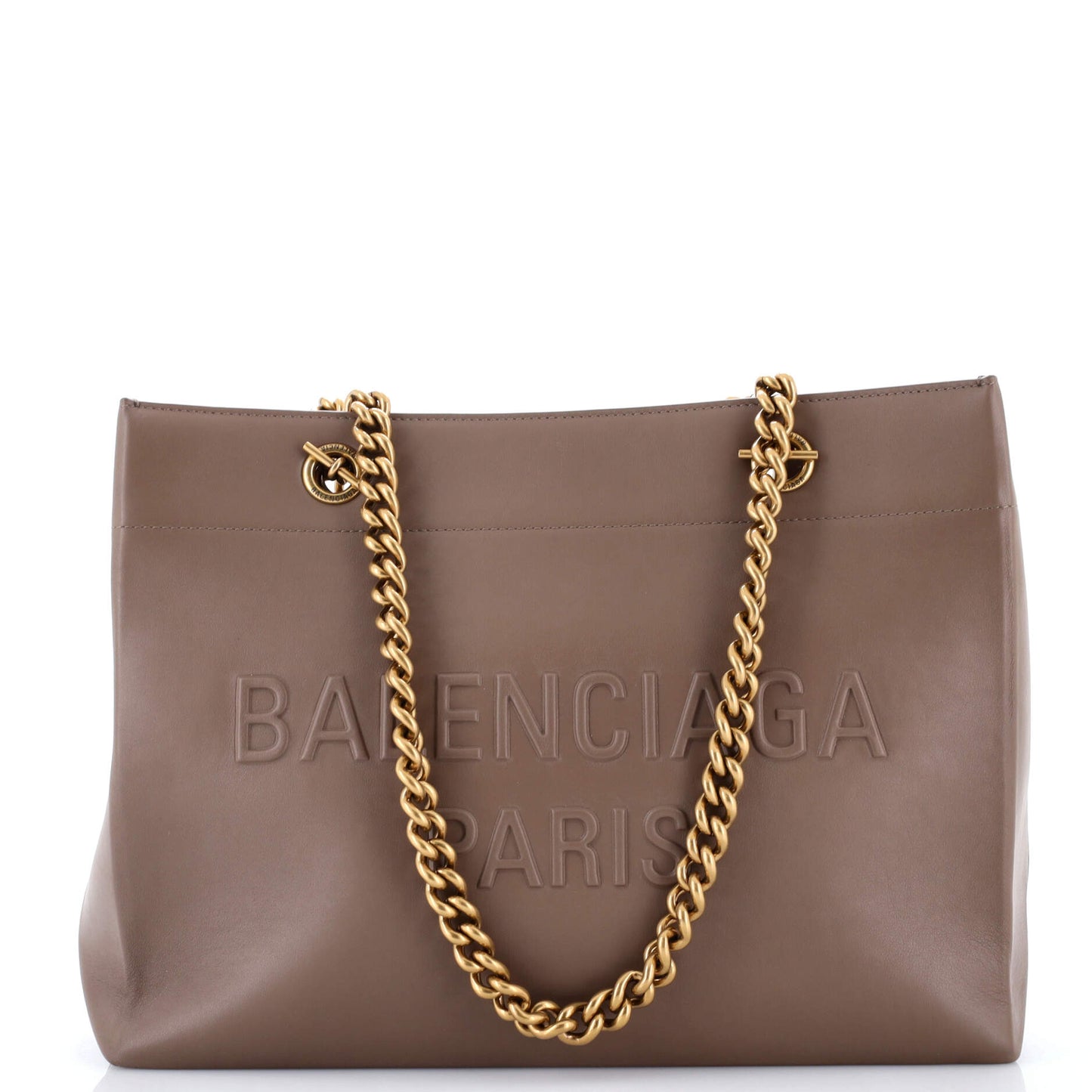 Duty Free Chain Tote Leather Medium
