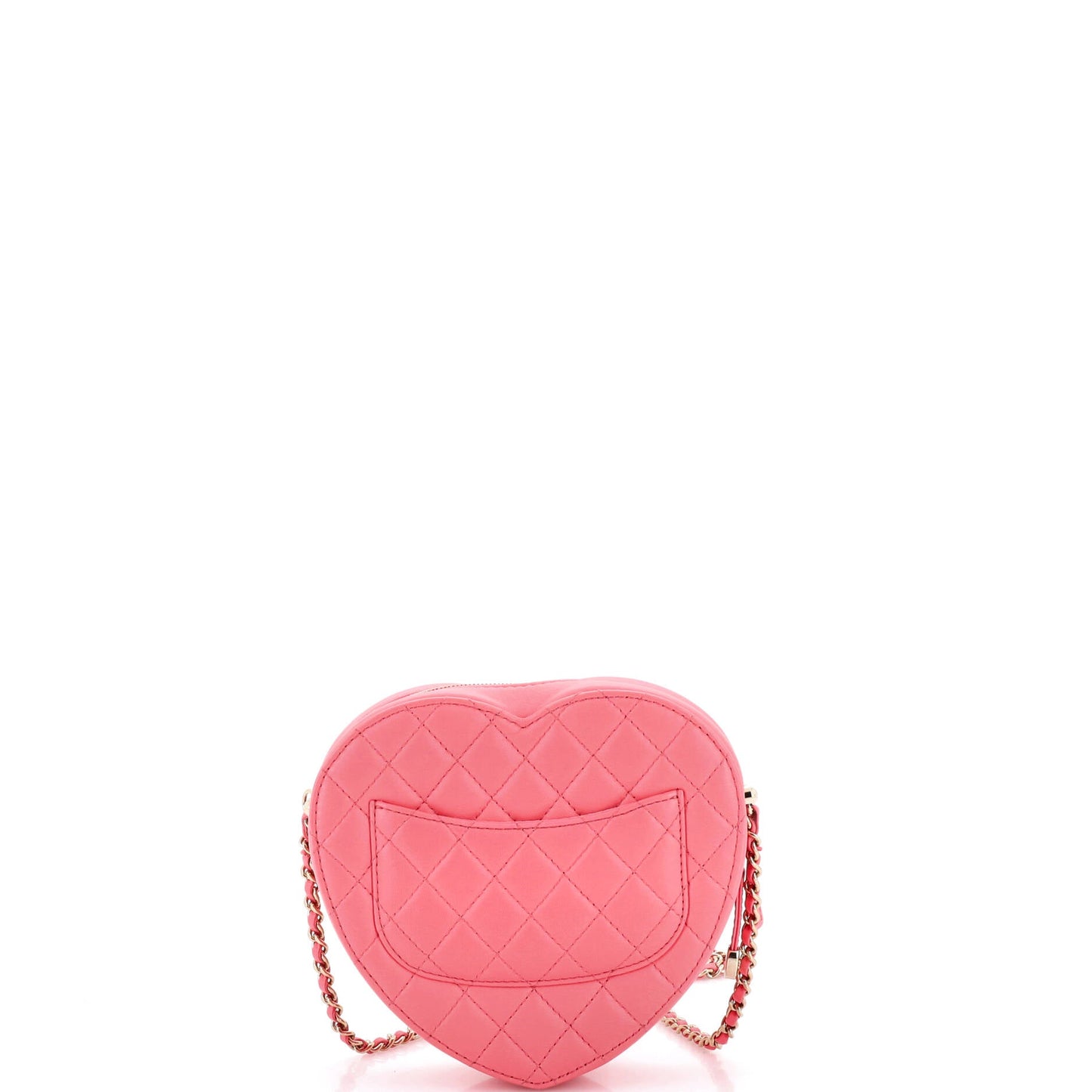 CC in Love Heart Bag Quilted Lambskin