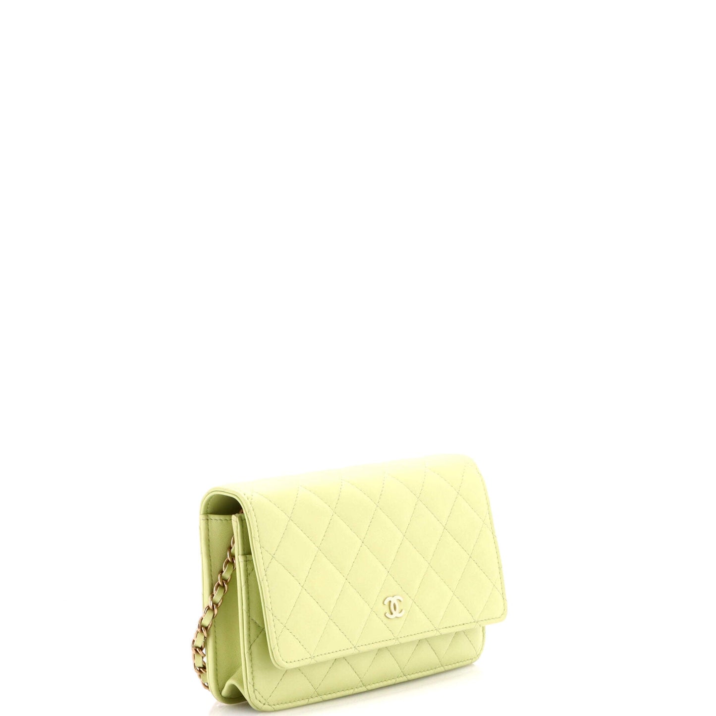 Wallet on Chain Quilted Lambskin