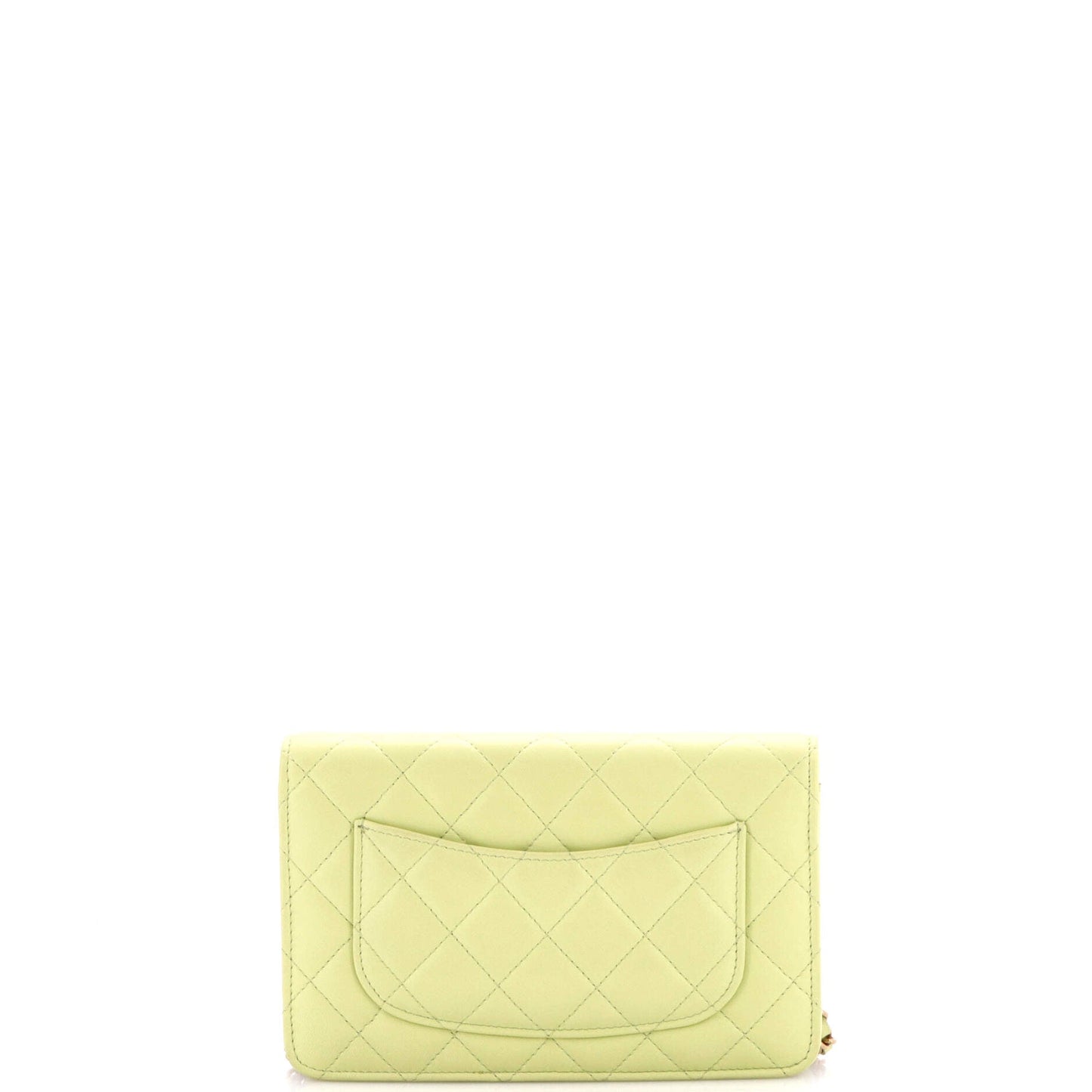 Wallet on Chain Quilted Lambskin