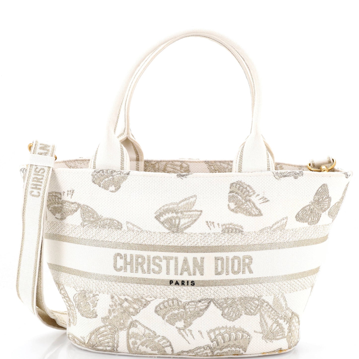Panier Chapeau Bag Embroidered Canvas
