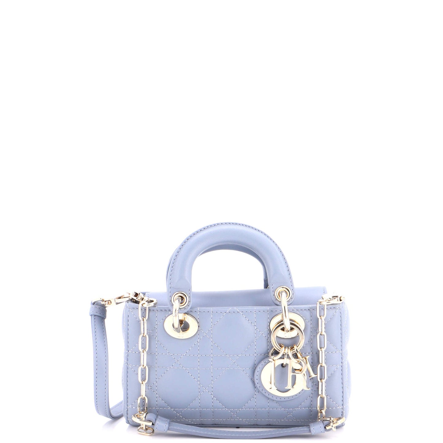 Lady D-Joy Bag Cannage Quilt Lambskin Micro