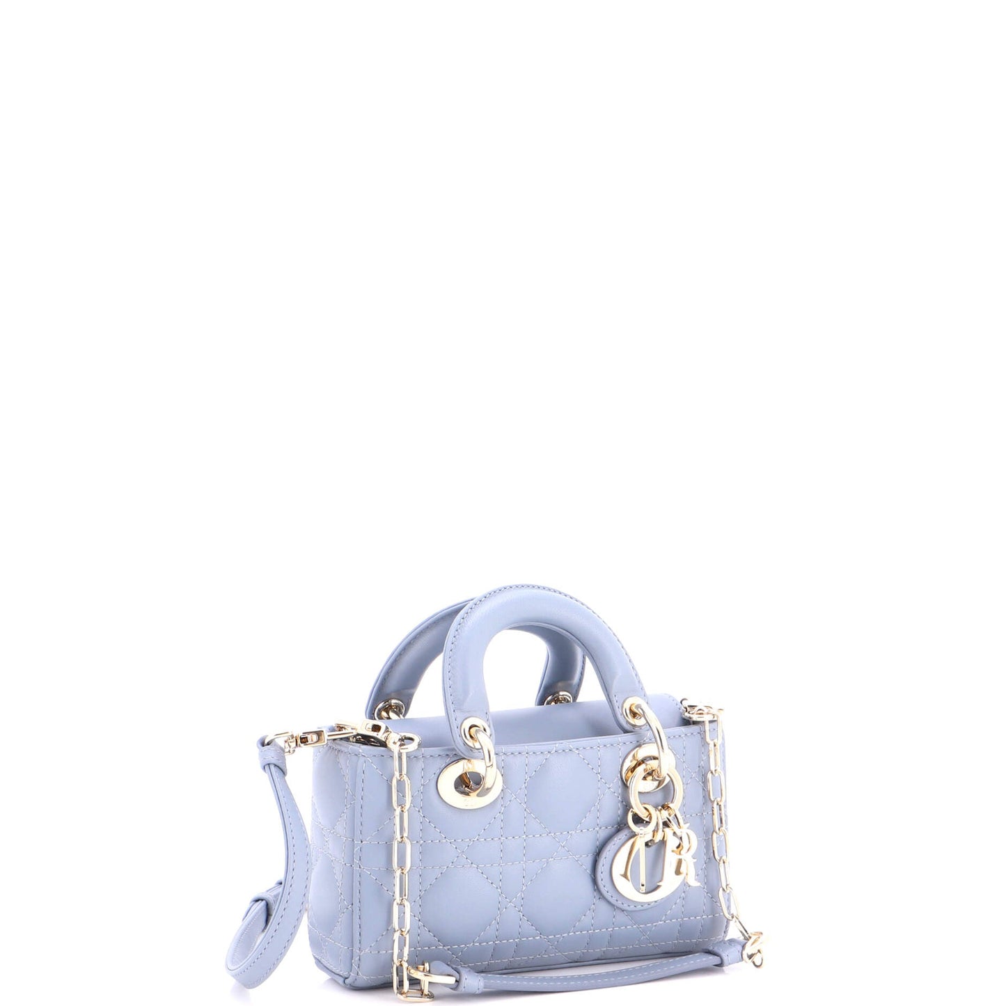 Lady D-Joy Bag Cannage Quilt Lambskin Micro