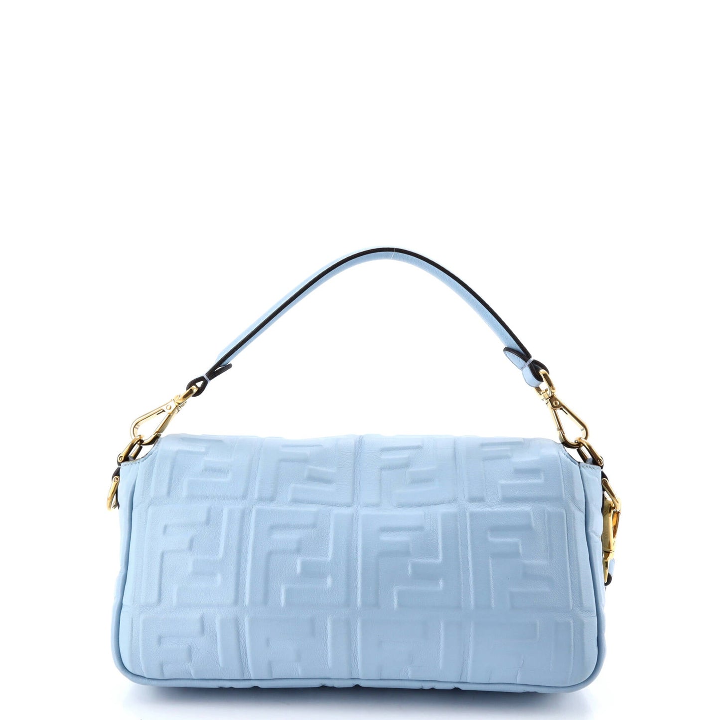 Baguette NM Bag Zucca Embossed Leather Medium
