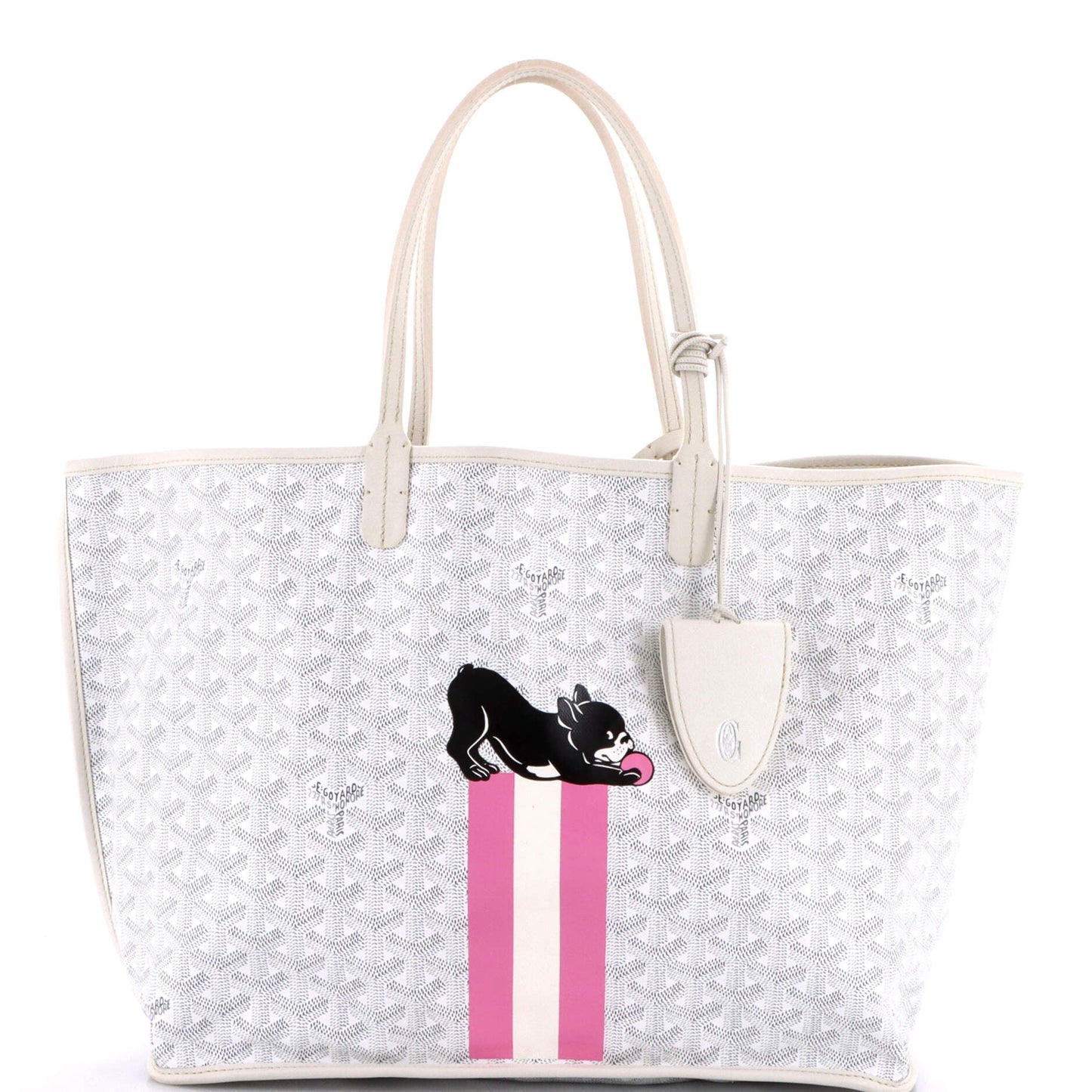 Anjou Reversible Tote Printed Coated Canvas PM