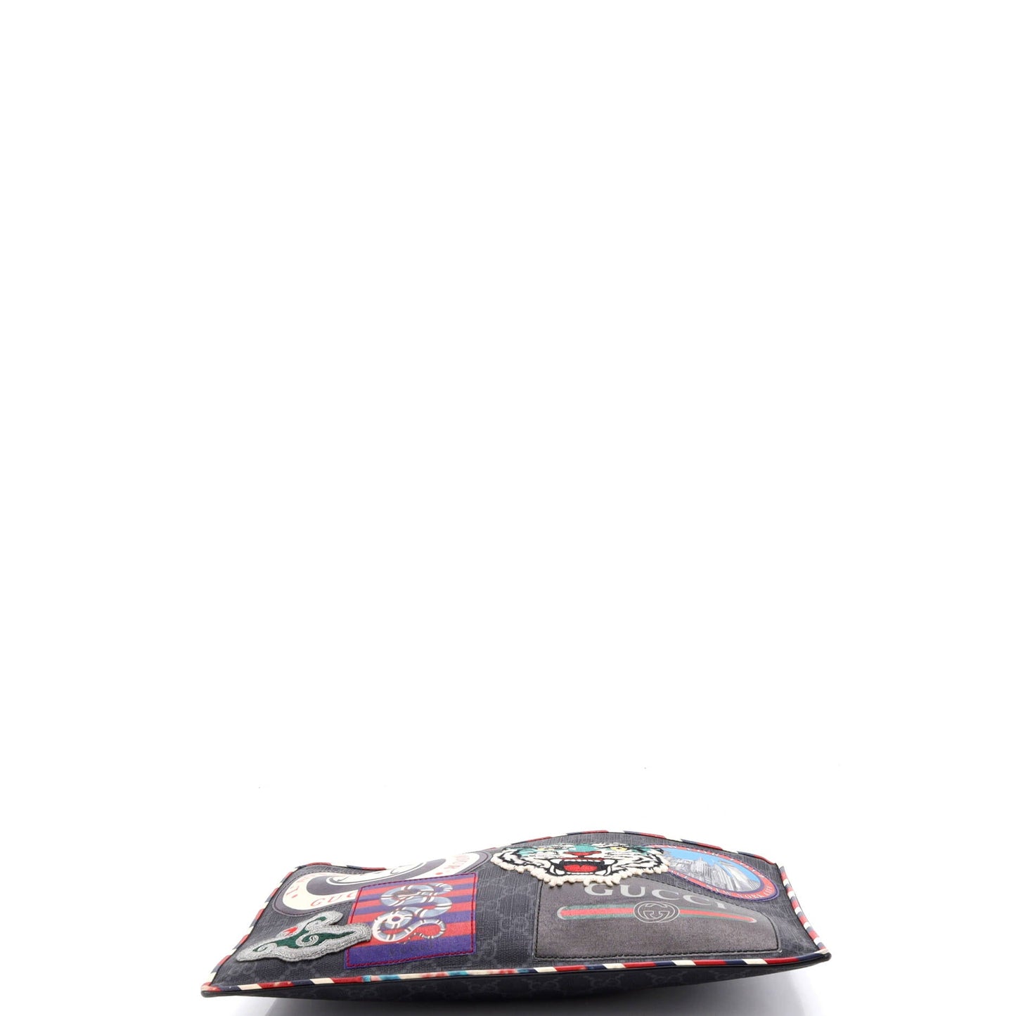 Night Courrier Pouch GG Coated Canvas with Applique