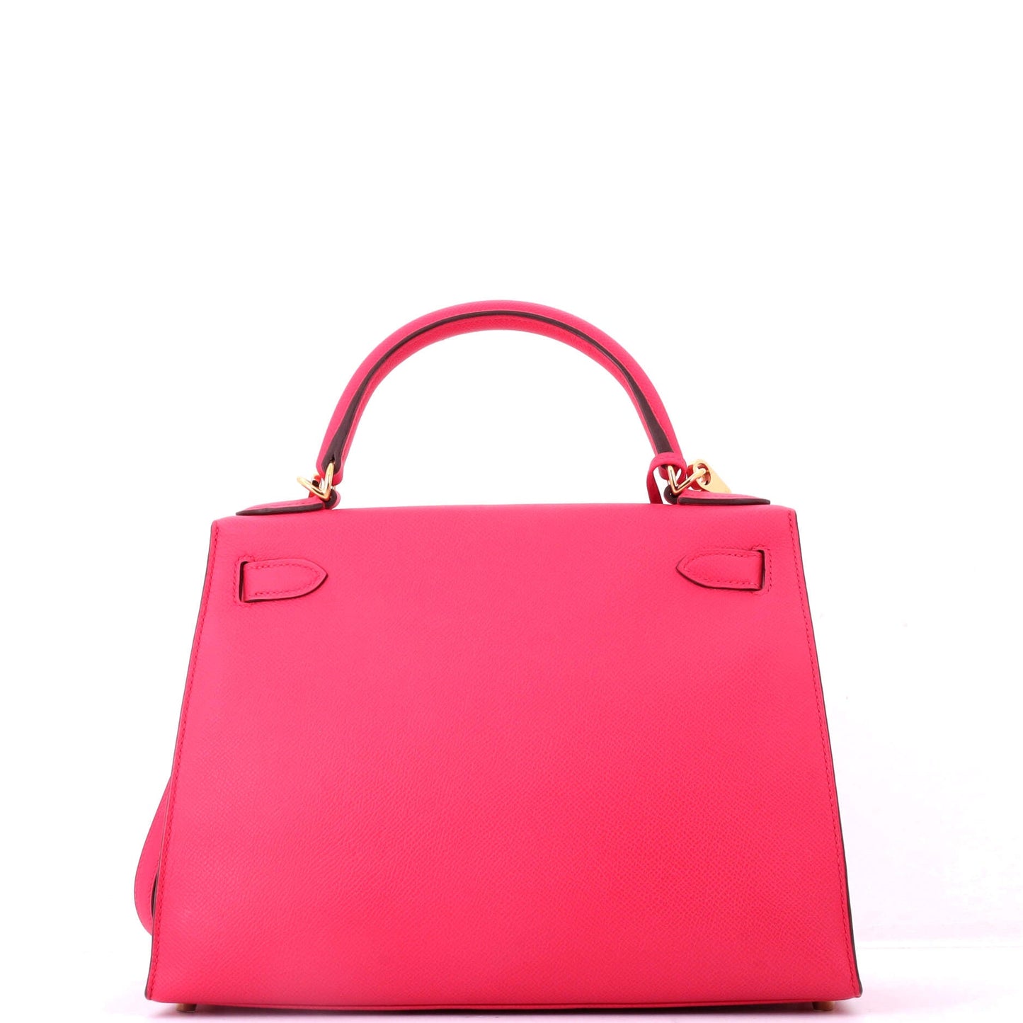 Kelly Handbag Rose Extreme Epsom with Gold Hardware 28