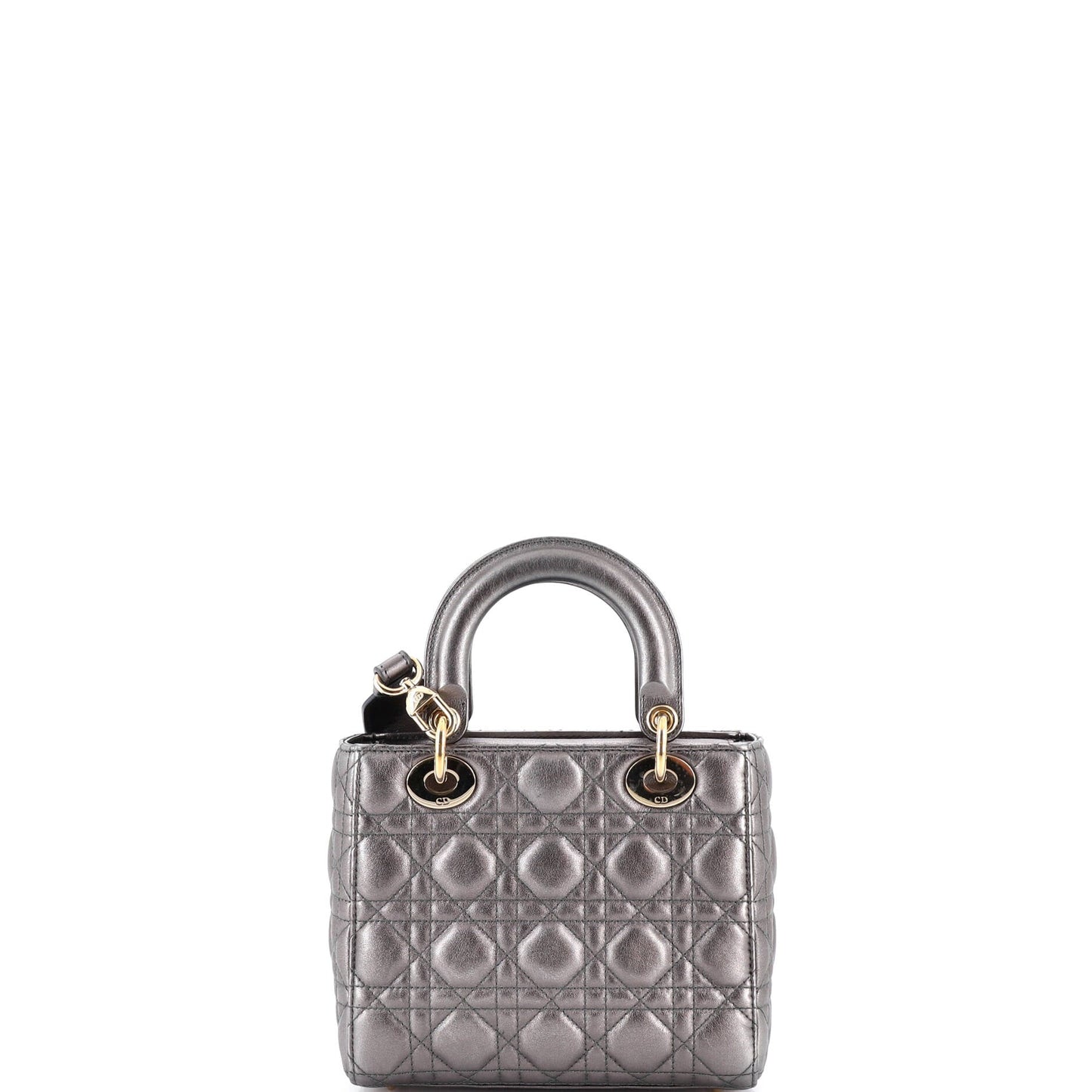My ABCDior Lady Dior Bag Metallic Cannage Quilt Leather