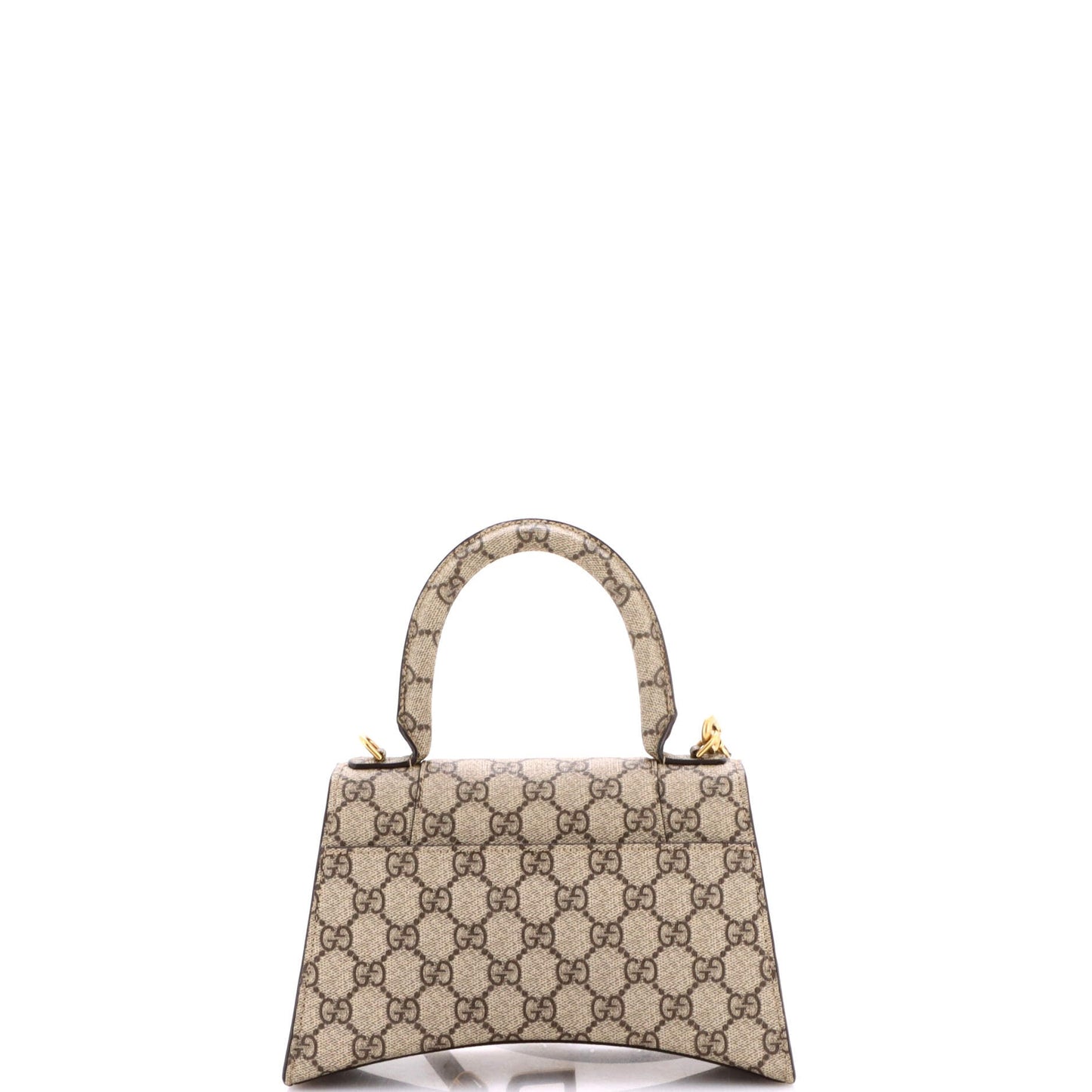 x Balenciaga The Hacker Project Hourglass Top Handle Bag GG Coated Canvas Small