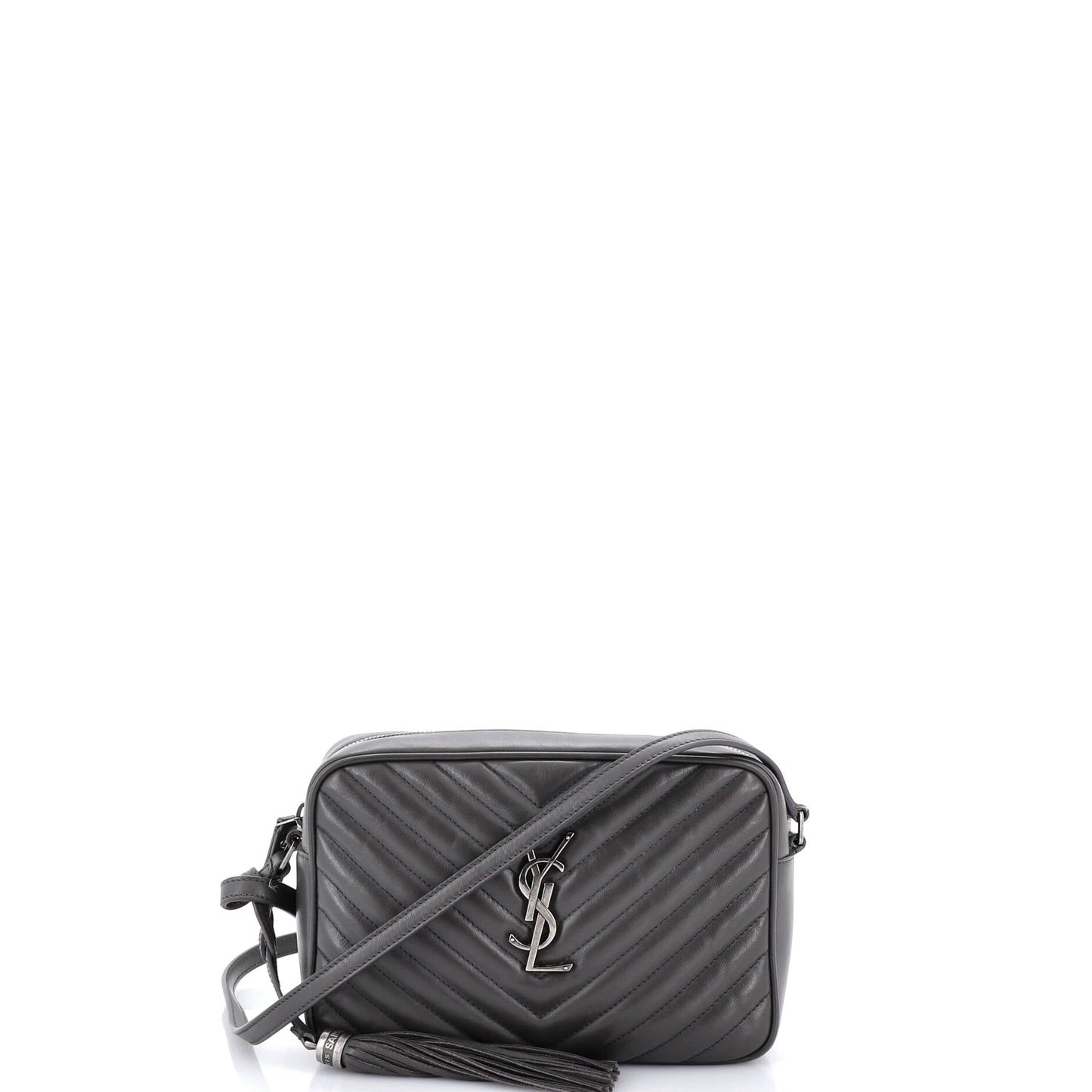 Lou Camera Bag Matelasse Chevron Leather Small