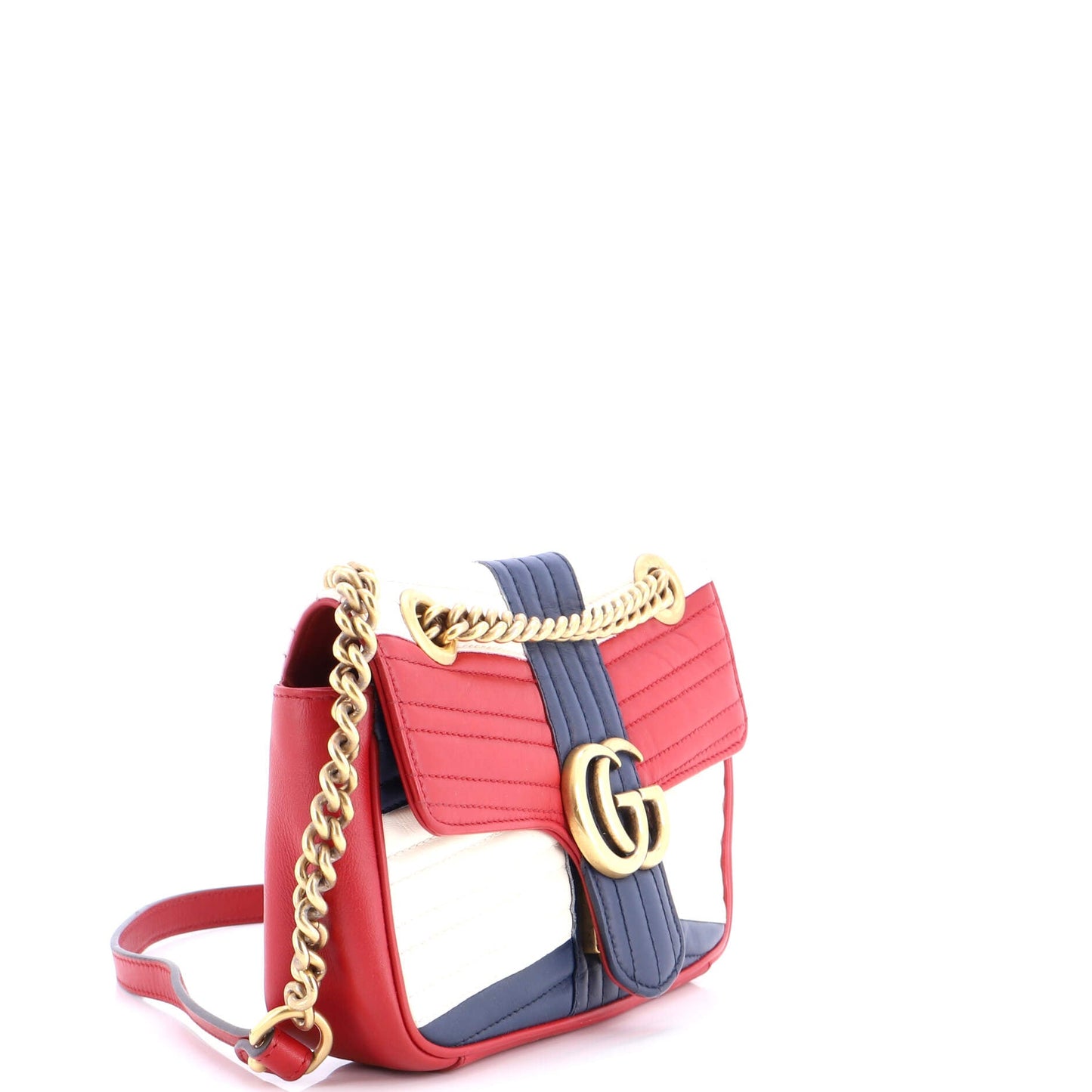 GG Marmont Flap Bag Matelasse Leather Small