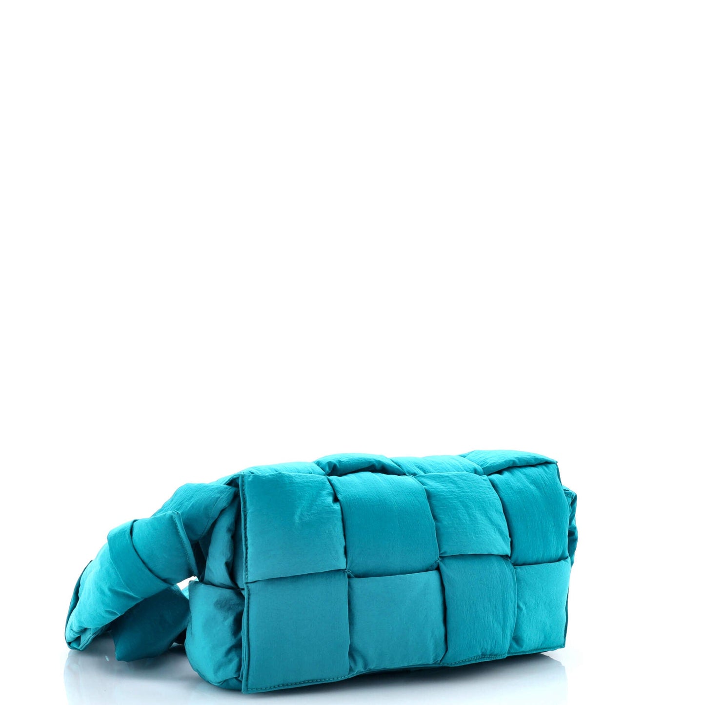 Padded Tech Cassette Crossbody Bag Intrecciato Nylon