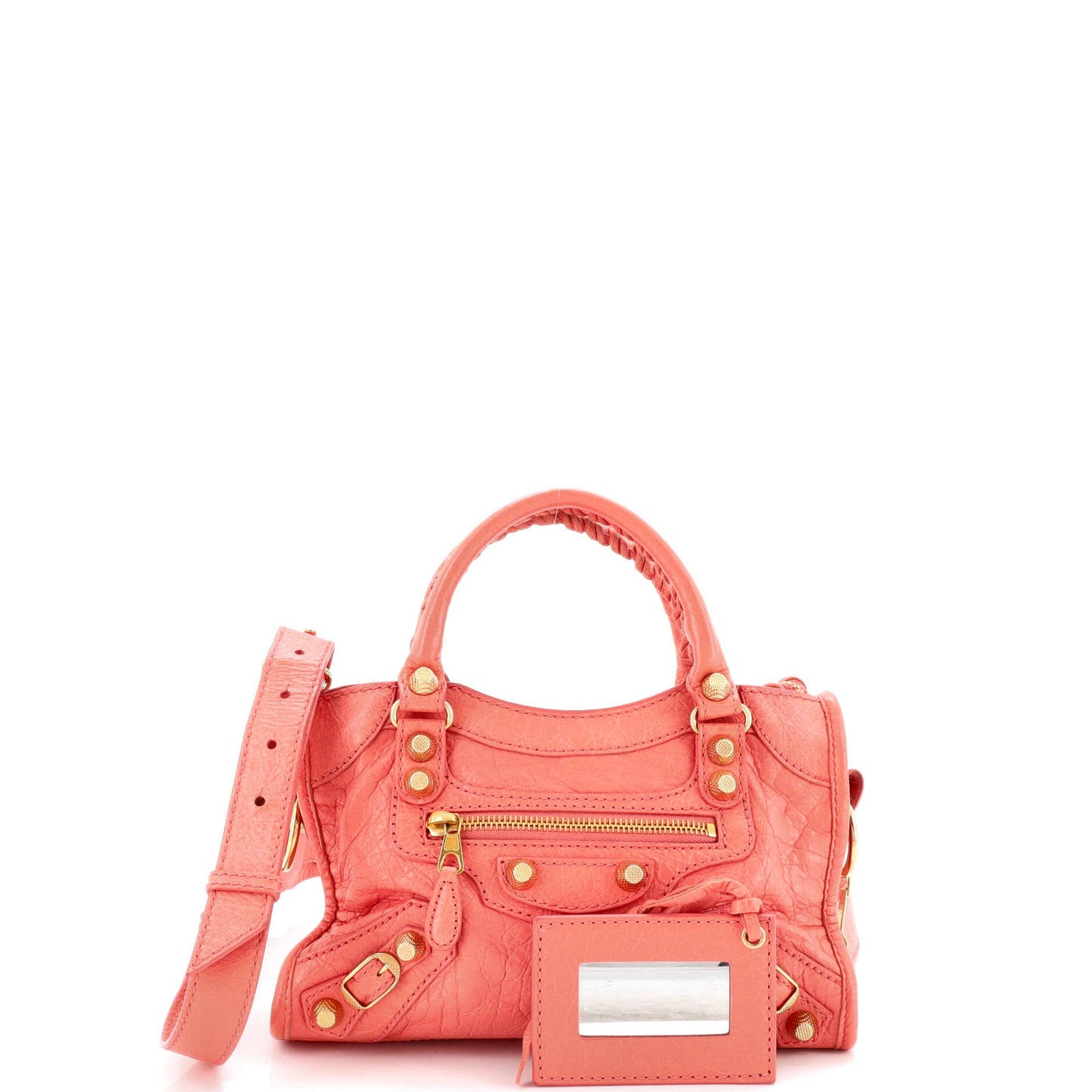 City Giant Studs Bag Leather Mini