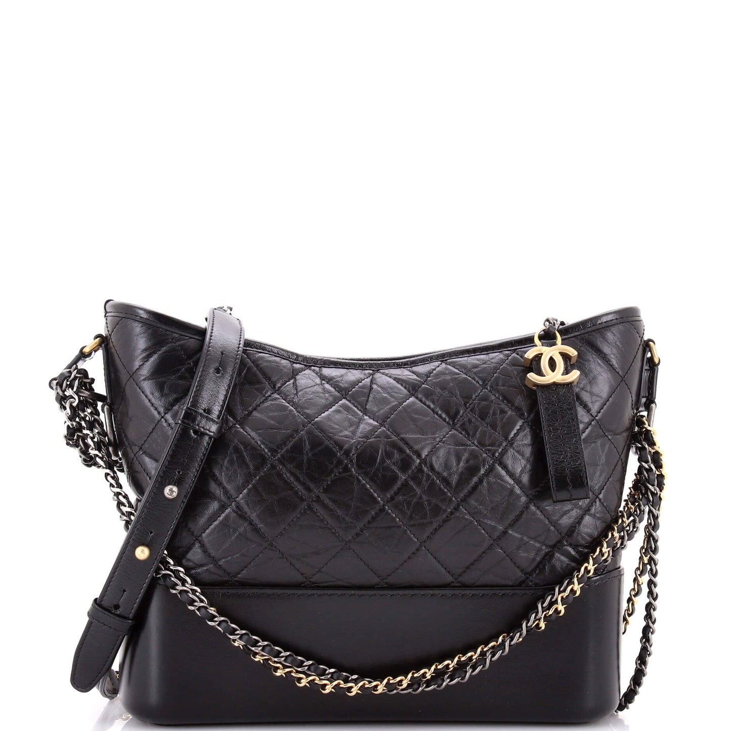 Gabrielle Hobo Quilted Aged Calfskin Medium