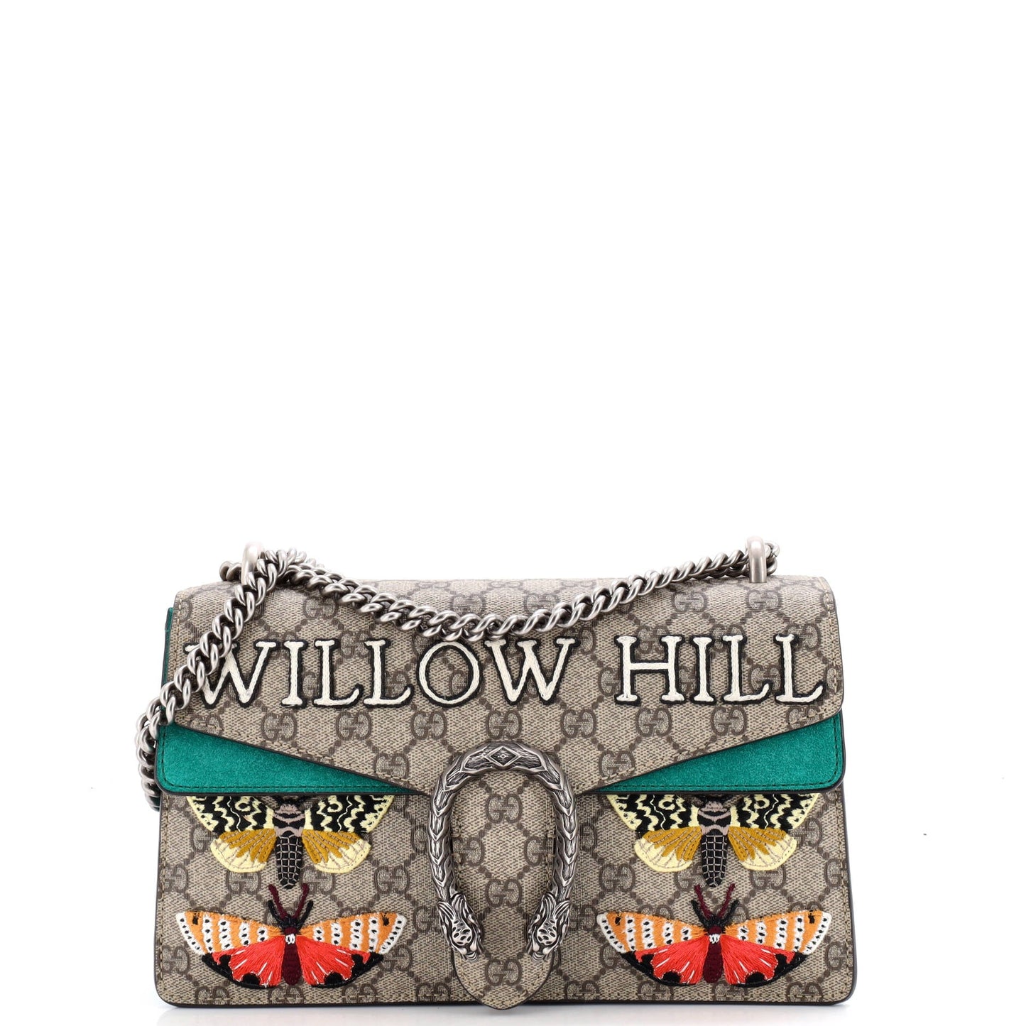 Dionysus Bag Embroidered GG Coated Canvas Small