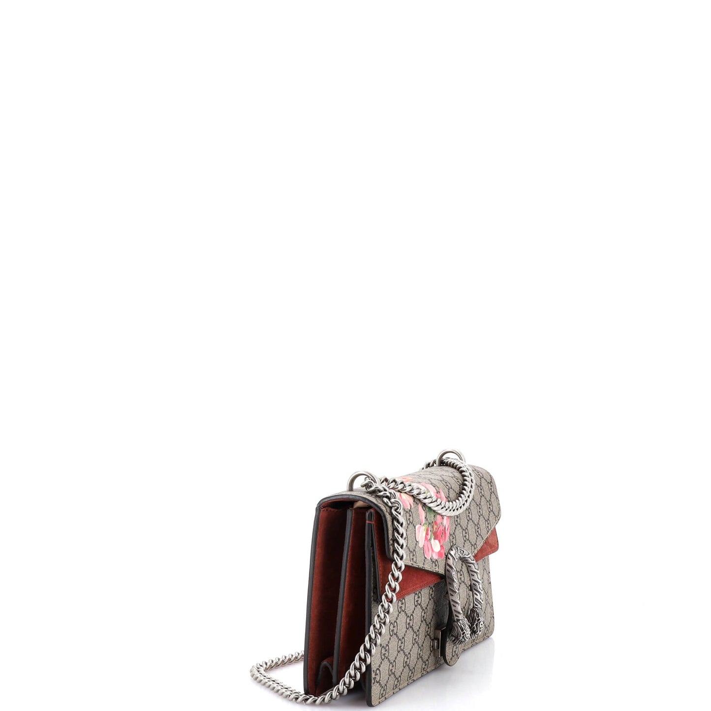 Dionysus Bag Blooms Print GG Coated Canvas Small