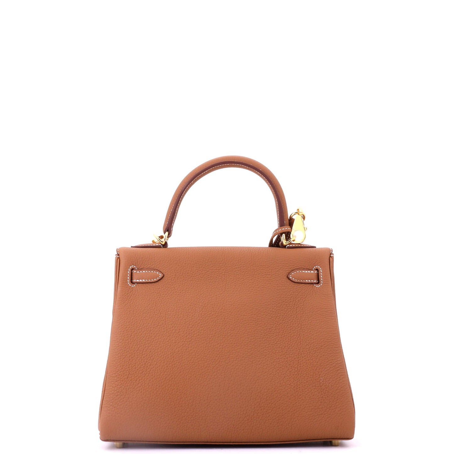 Kelly Handbag Gold Togo with Gold Hardware 25