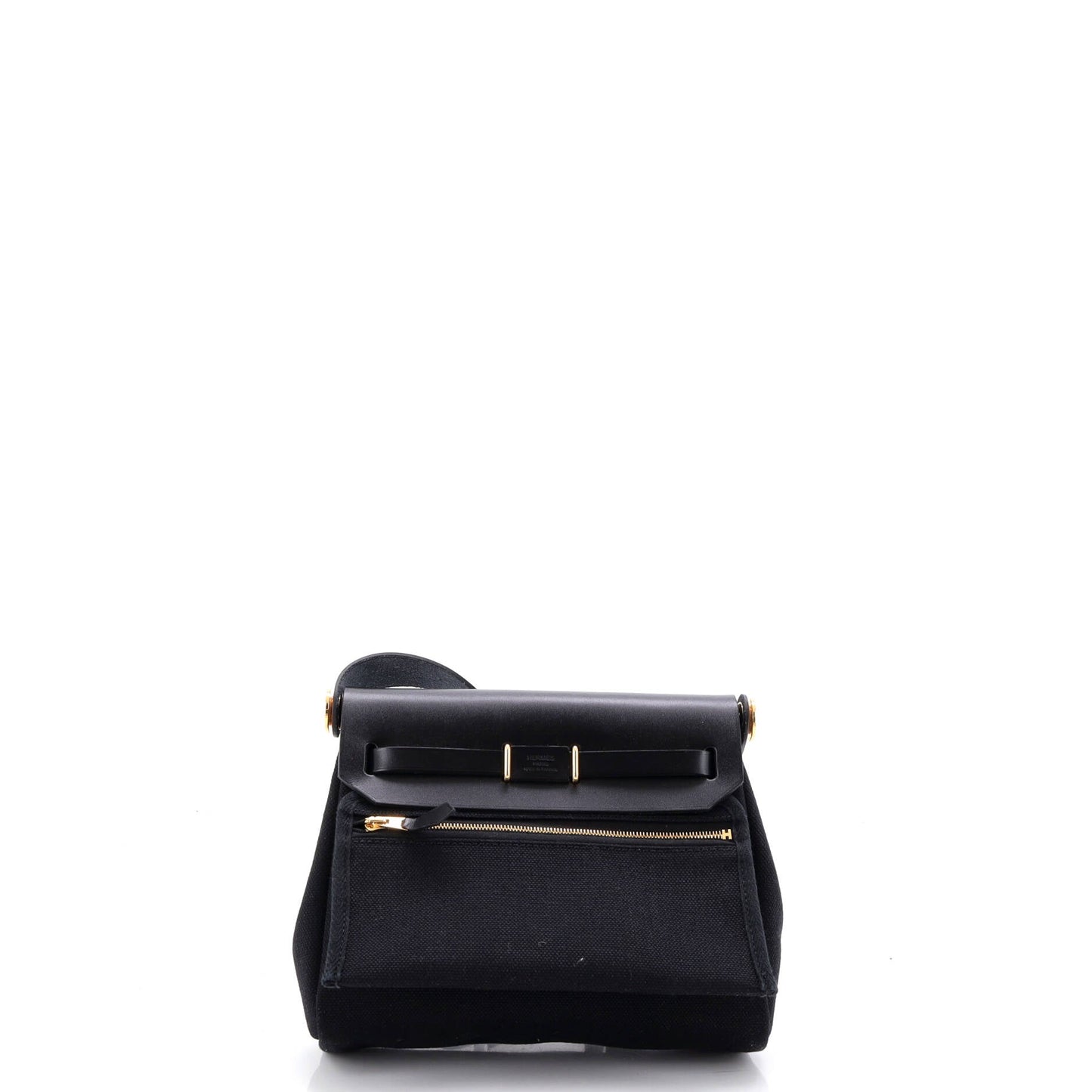 Herbag Zip Toile and Leather 20