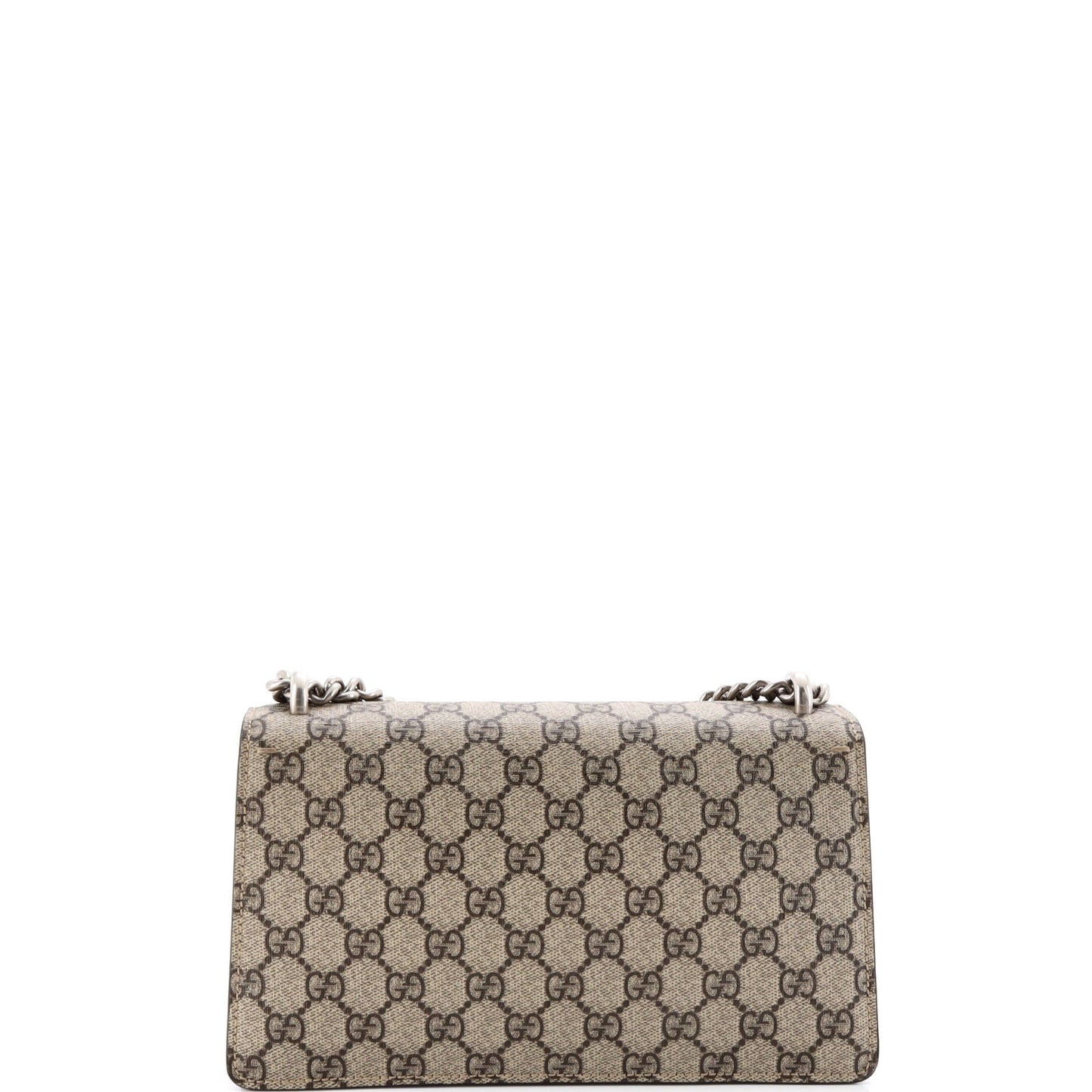 Dionysus Bag GG Coated Canvas with Crystal Embellished Metal Small