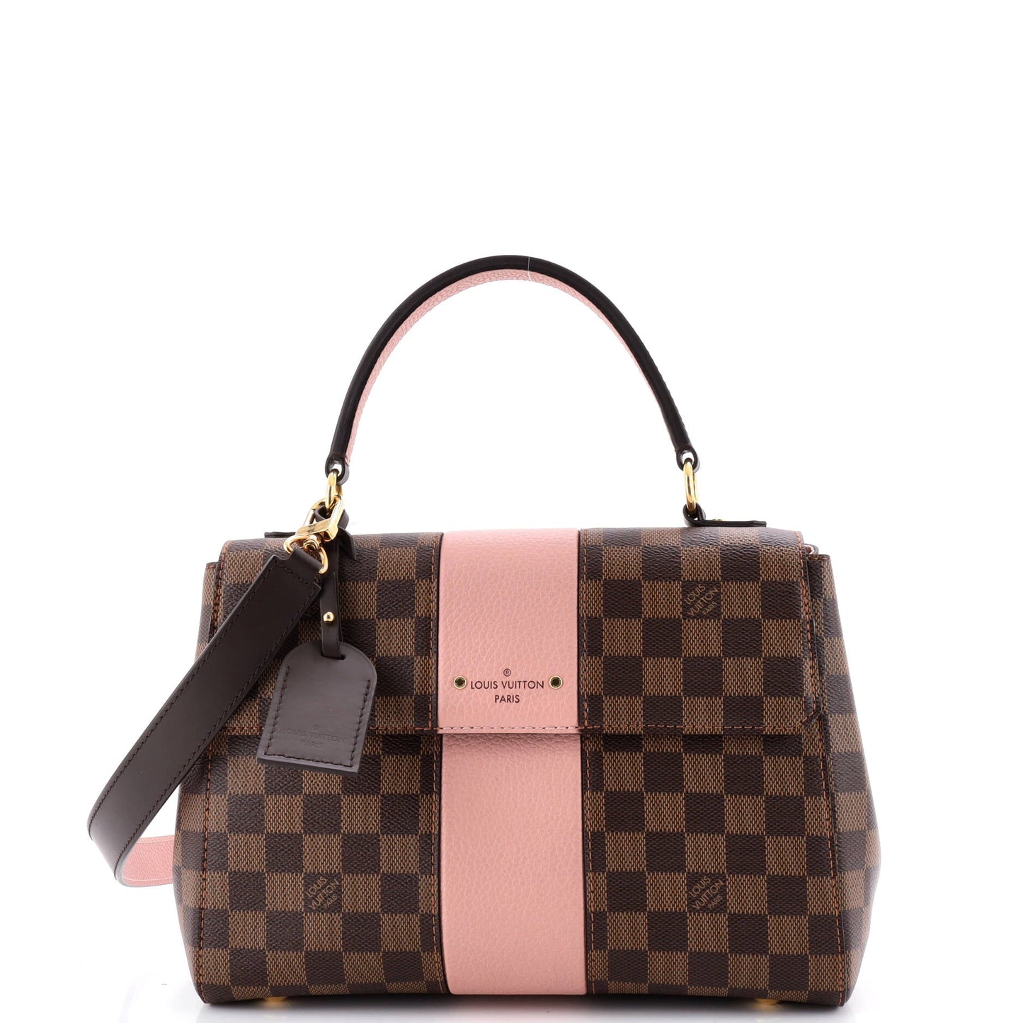 Bond Street Handbag Damier with Leather MM