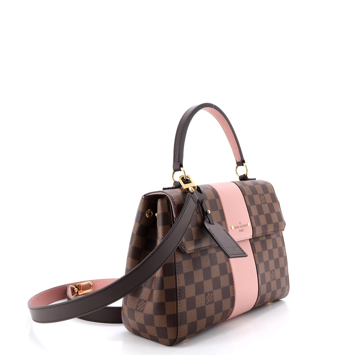 Bond Street Handbag Damier with Leather MM