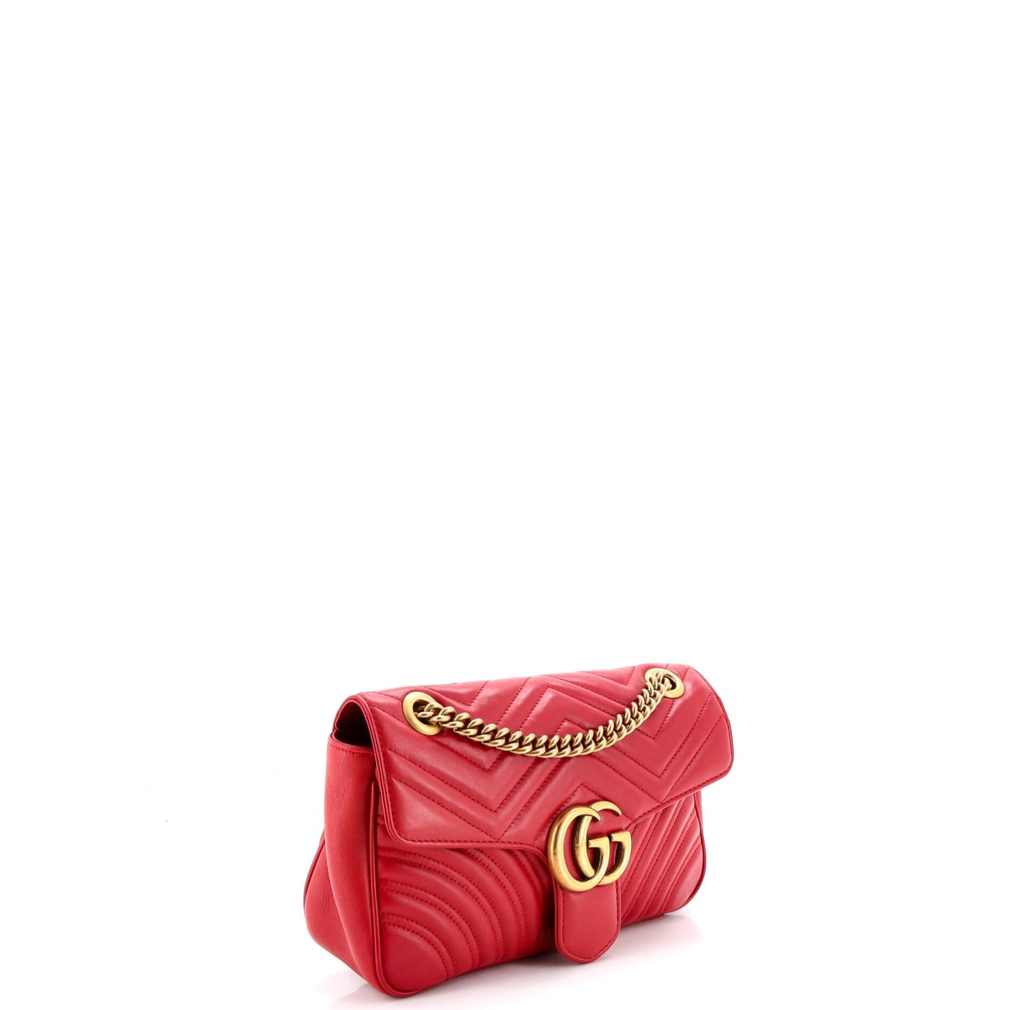 GG Marmont Flap Bag Matelasse Leather Small