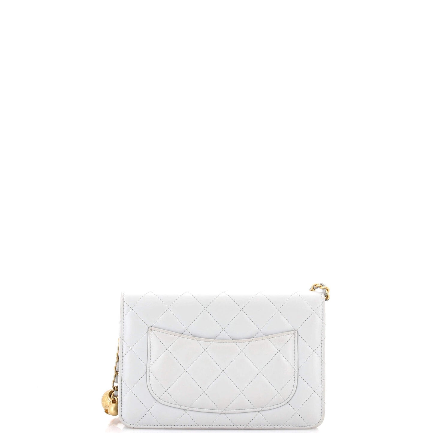 Pearl Crush Wallet on Chain Quilted Lambskin
