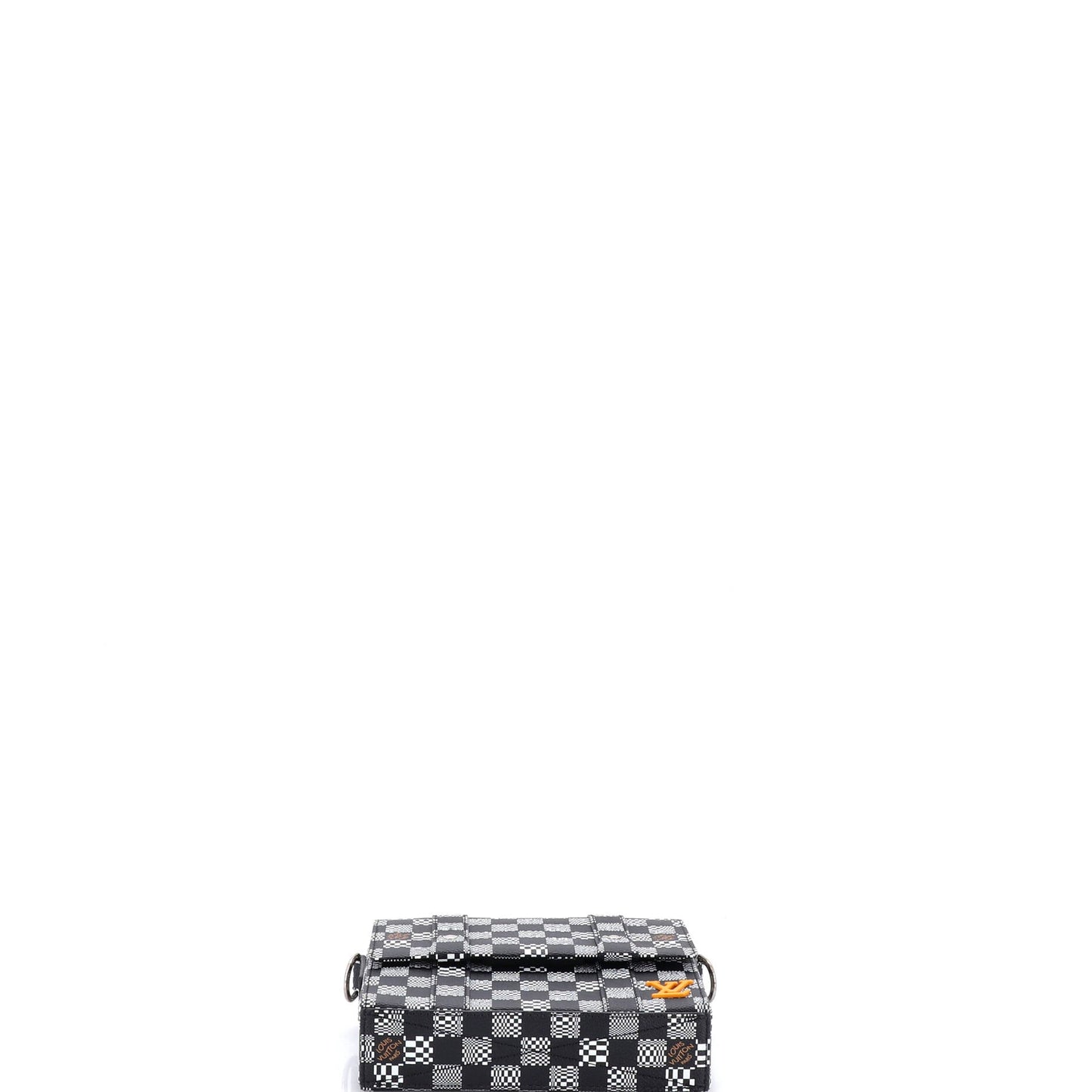 Flap Soft Trunk Messenger Bag Limited Edition Distorted Damier