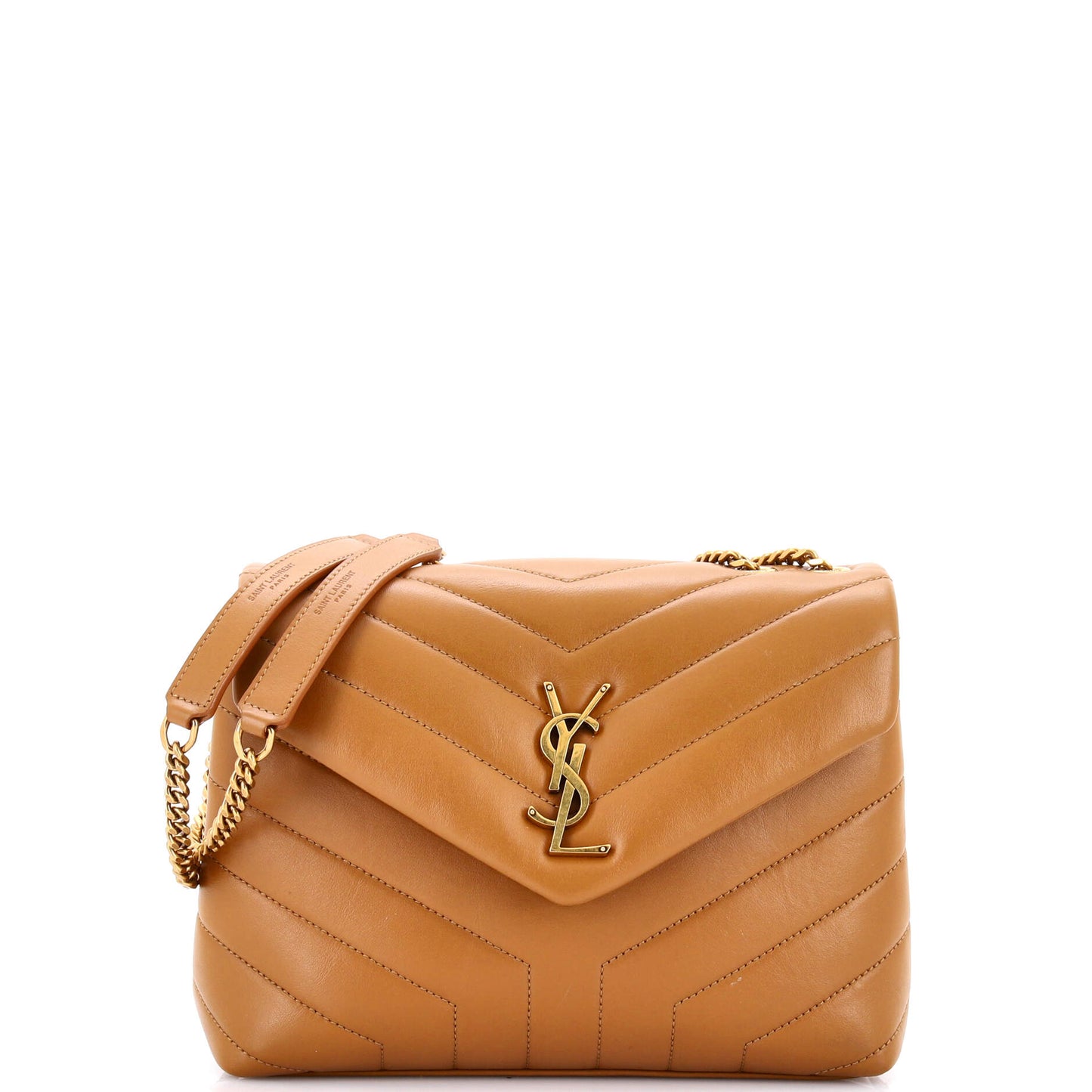 Loulou Shoulder Bag Matelasse Chevron Leather Small