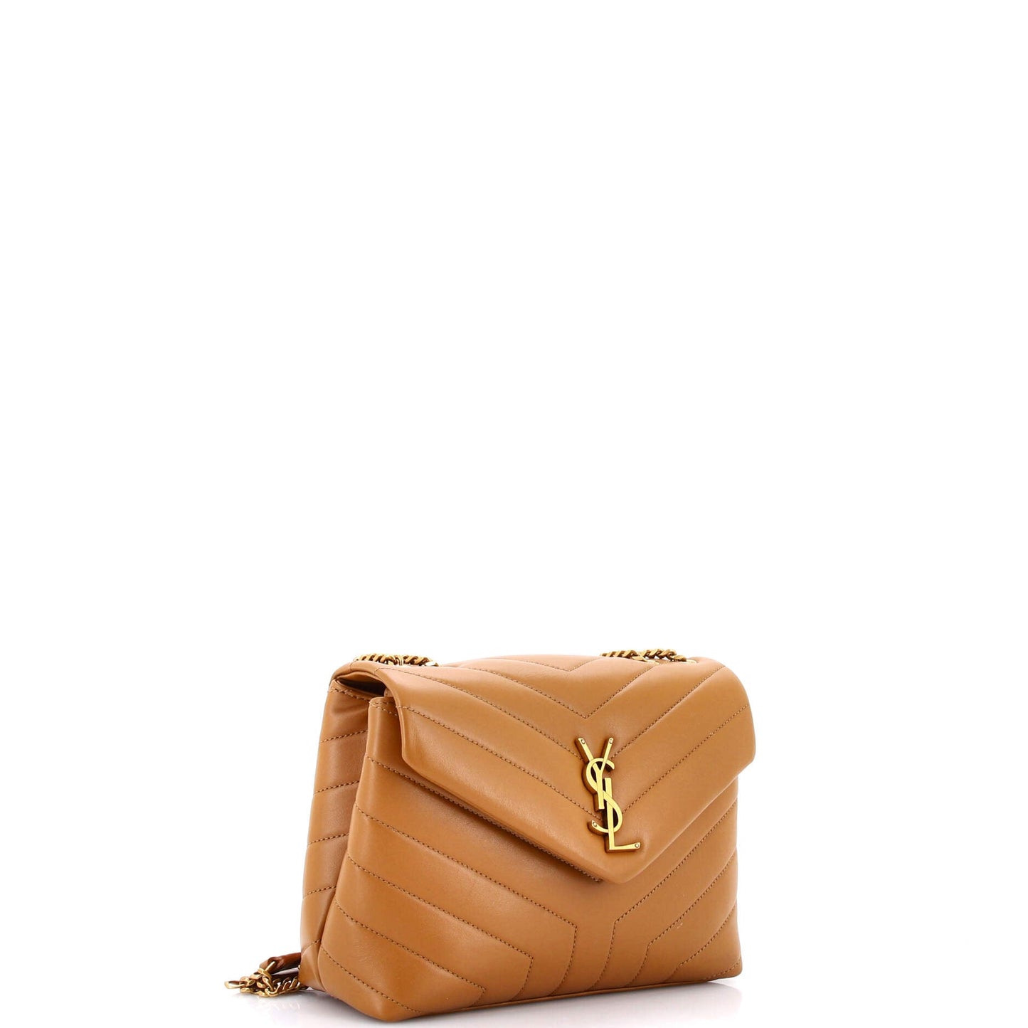 Loulou Shoulder Bag Matelasse Chevron Leather Small