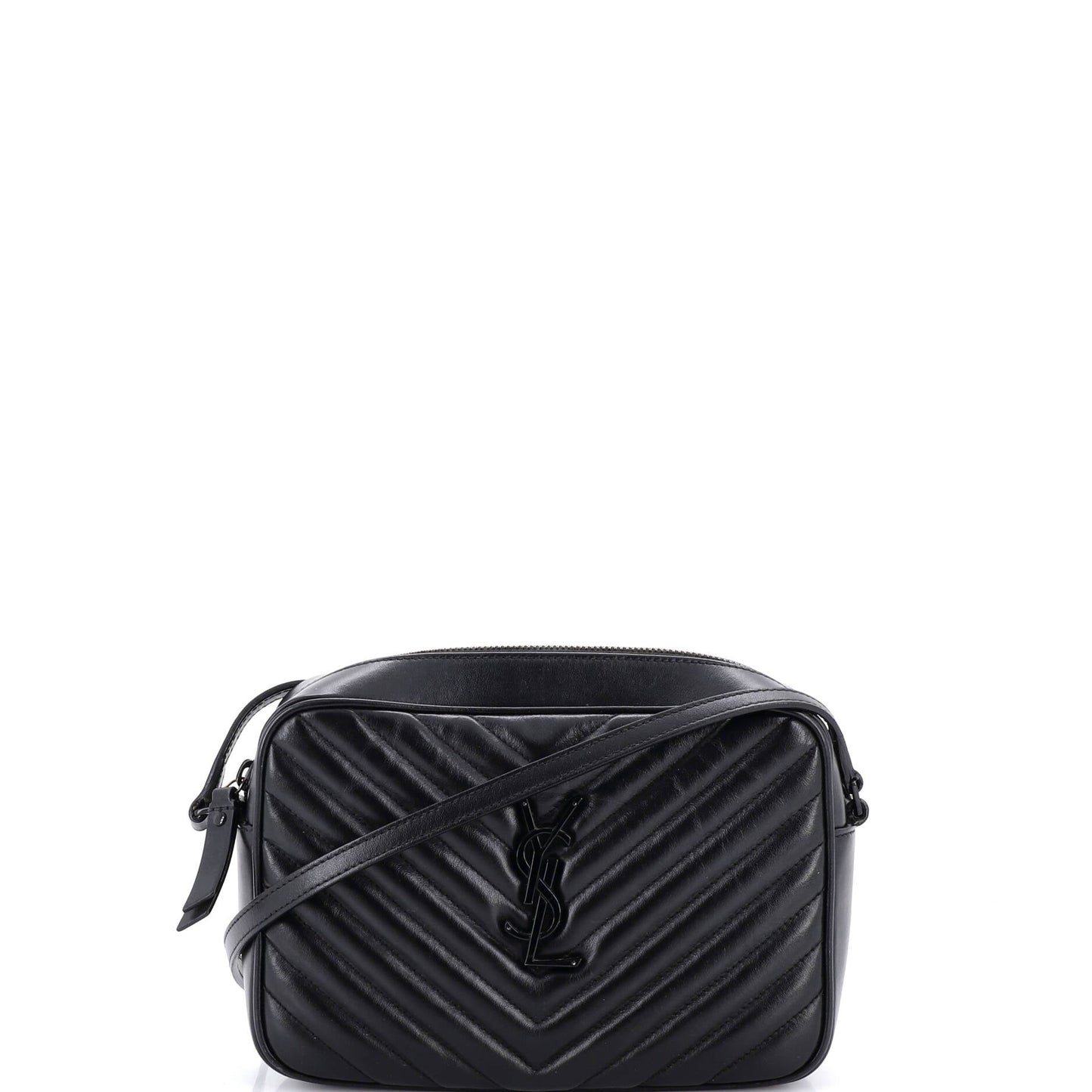 Lou Camera Bag Matelasse Chevron Leather Small