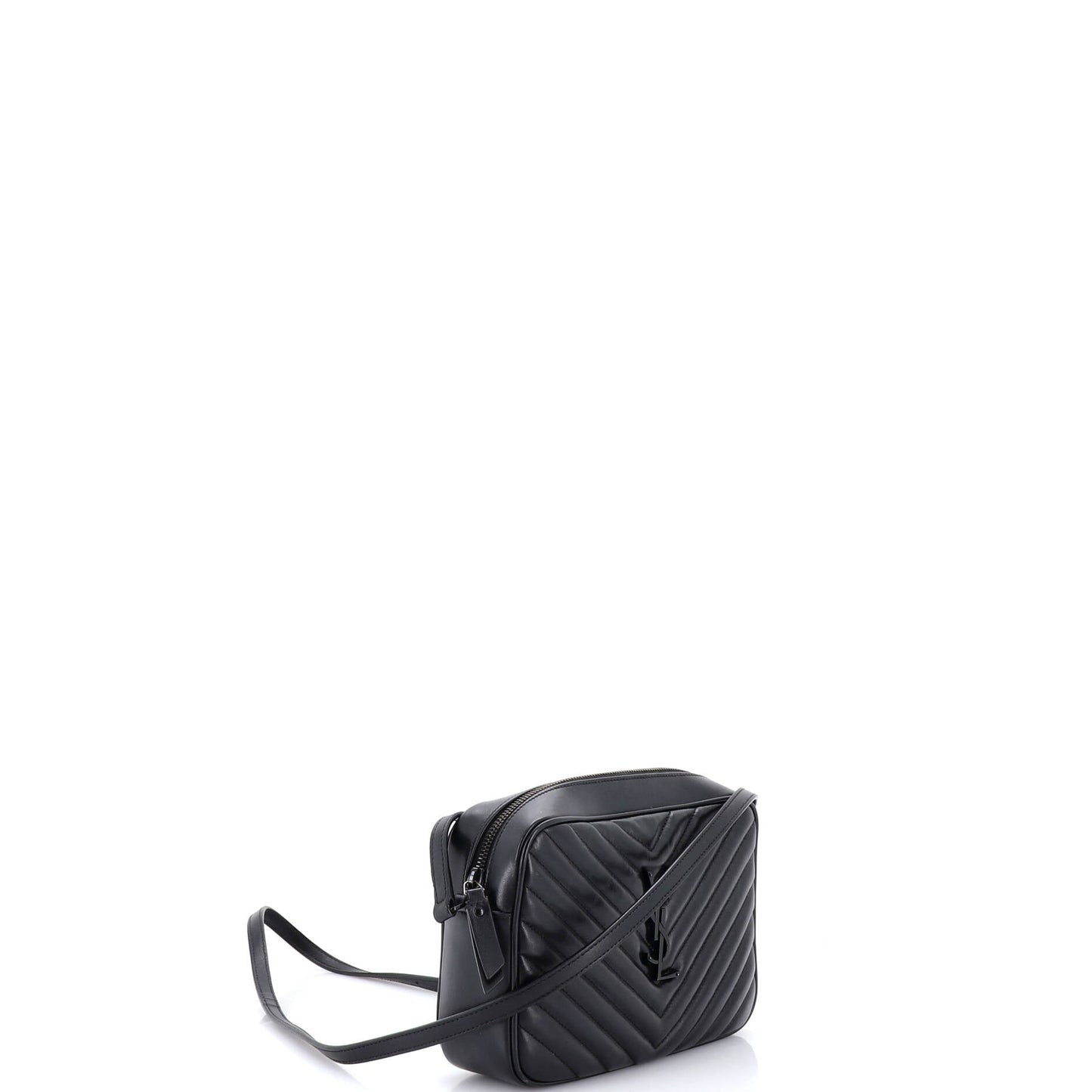 Lou Camera Bag Matelasse Chevron Leather Small