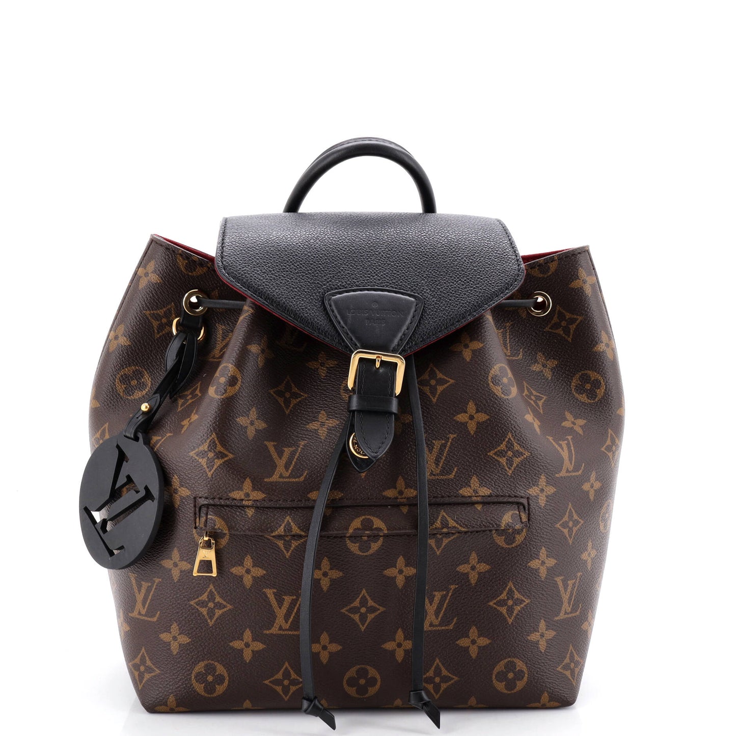 Montsouris NM Backpack Monogram Canvas with Leather PM