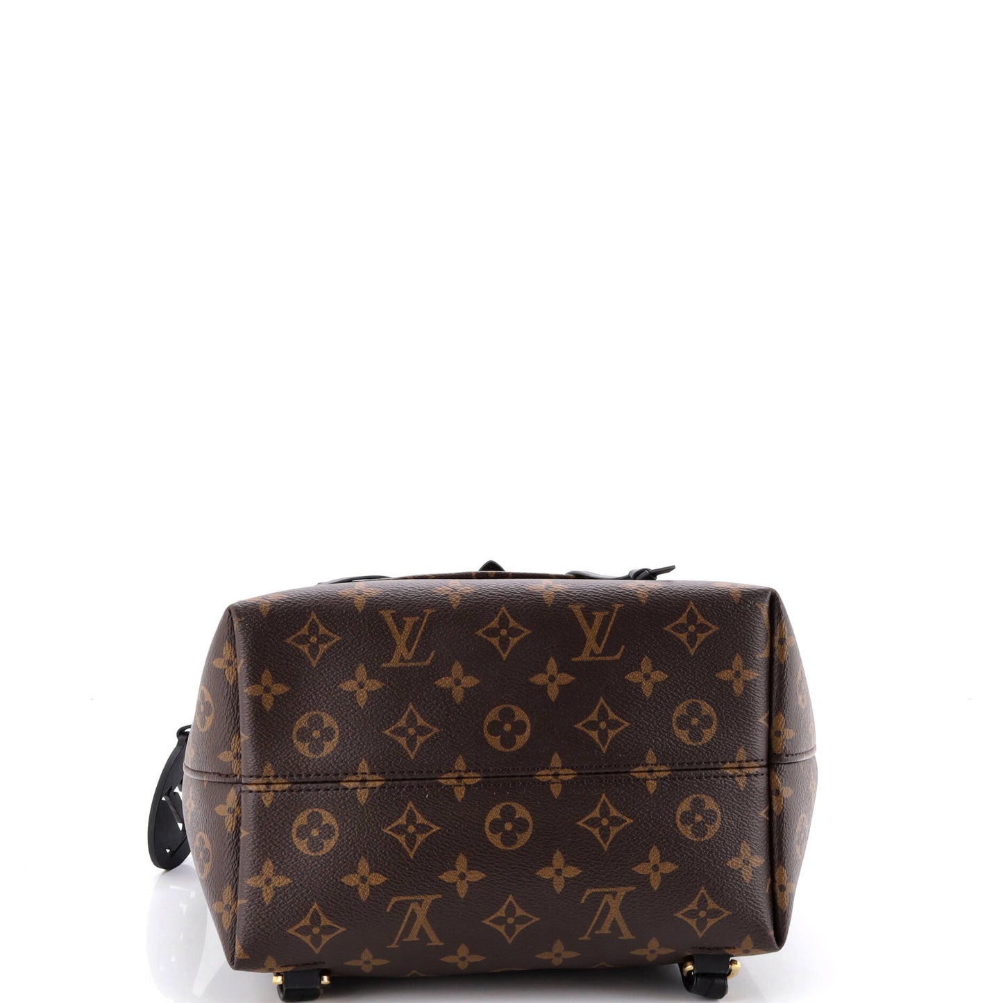 Montsouris NM Backpack Monogram Canvas with Leather PM