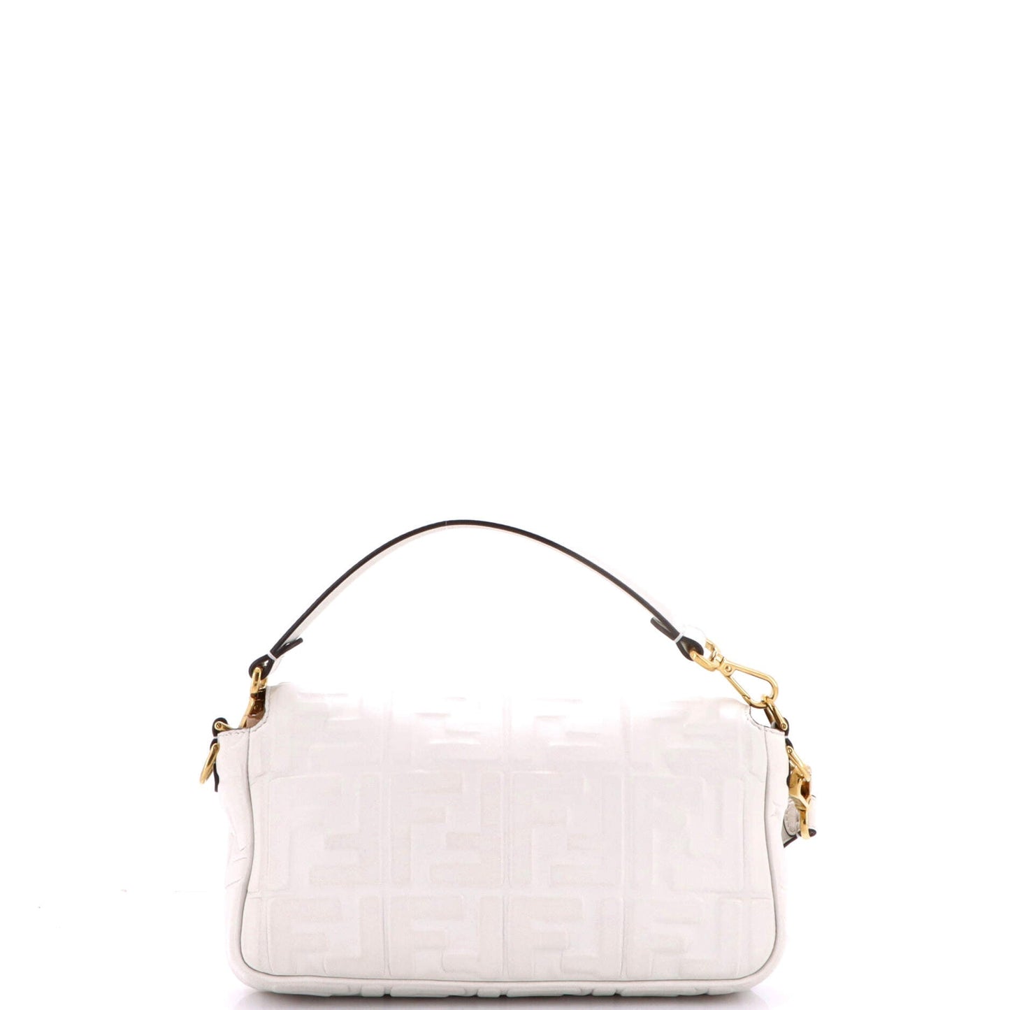 Baguette NM Bag Zucca Embossed Leather Medium