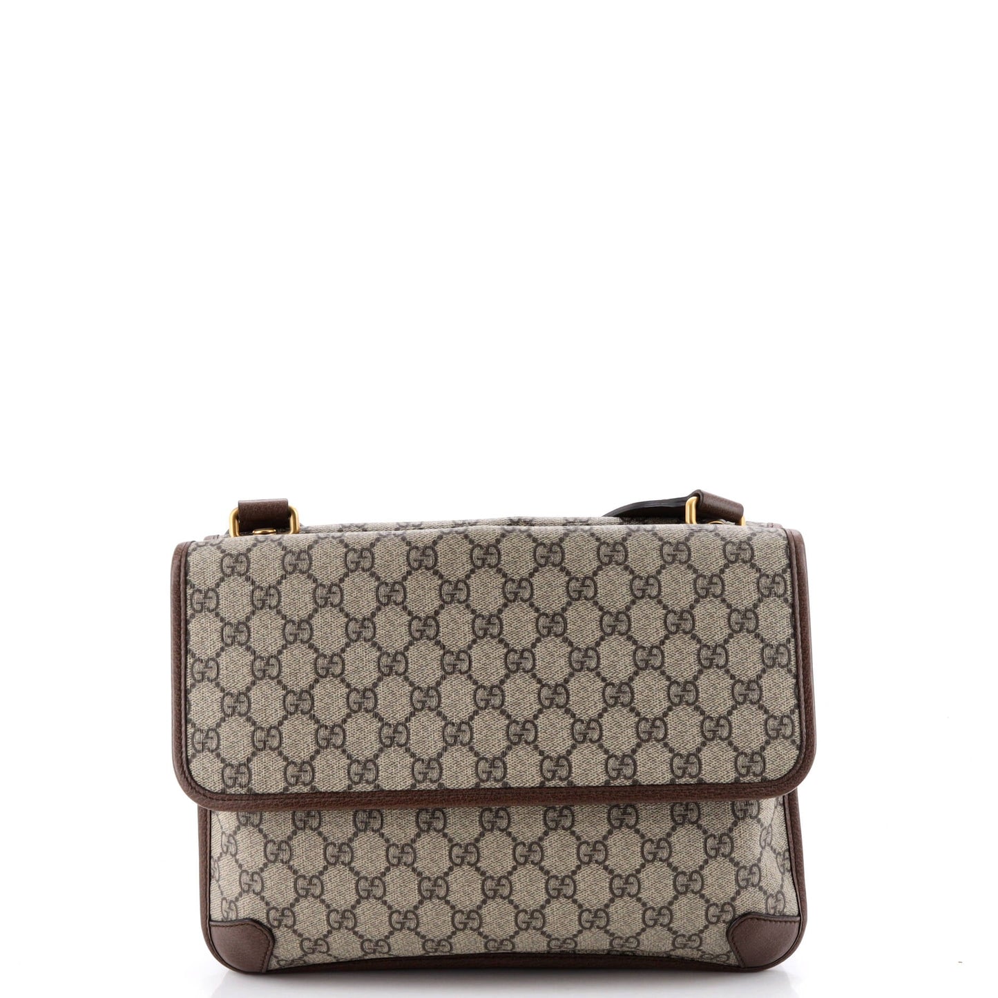 Neo Vintage Flap Messenger GG Coated Canvas Medium