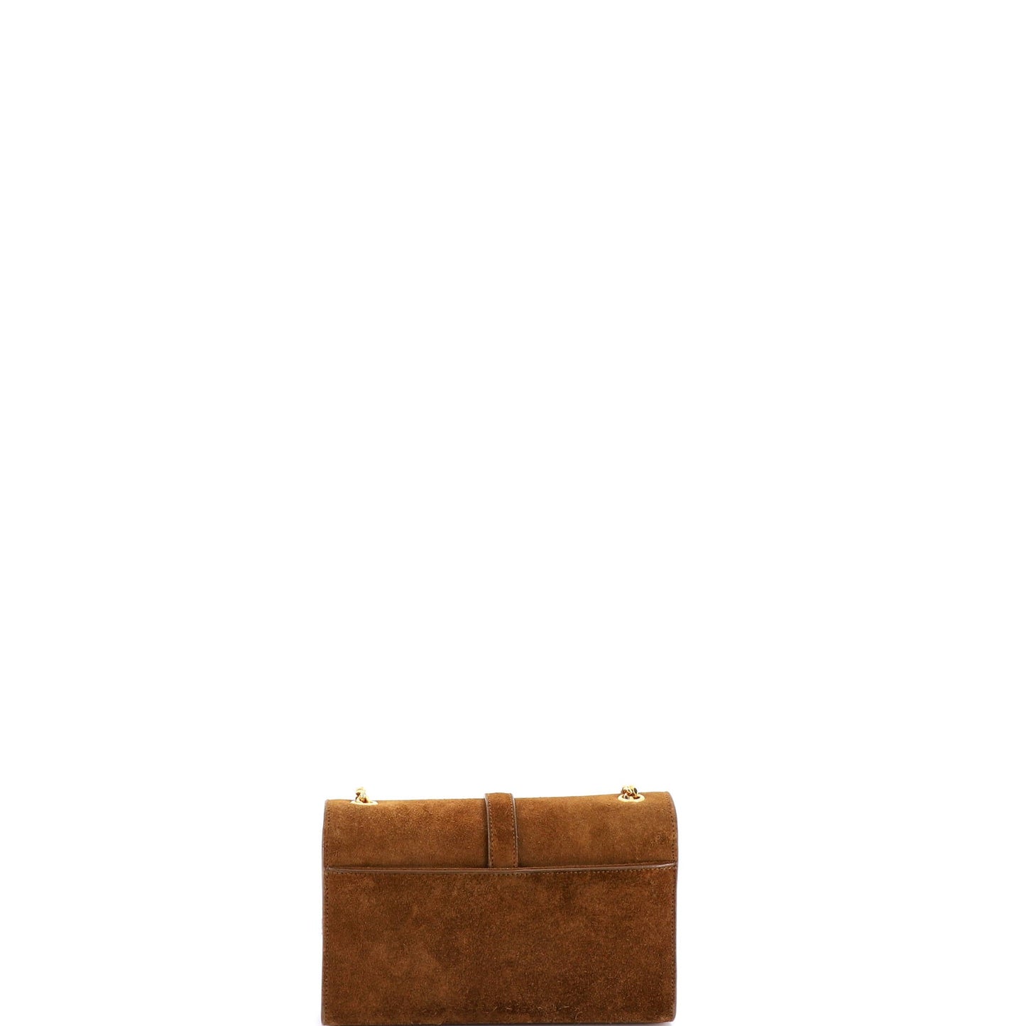 Classic Monogram Fringe Crossbody Bag Suede Small