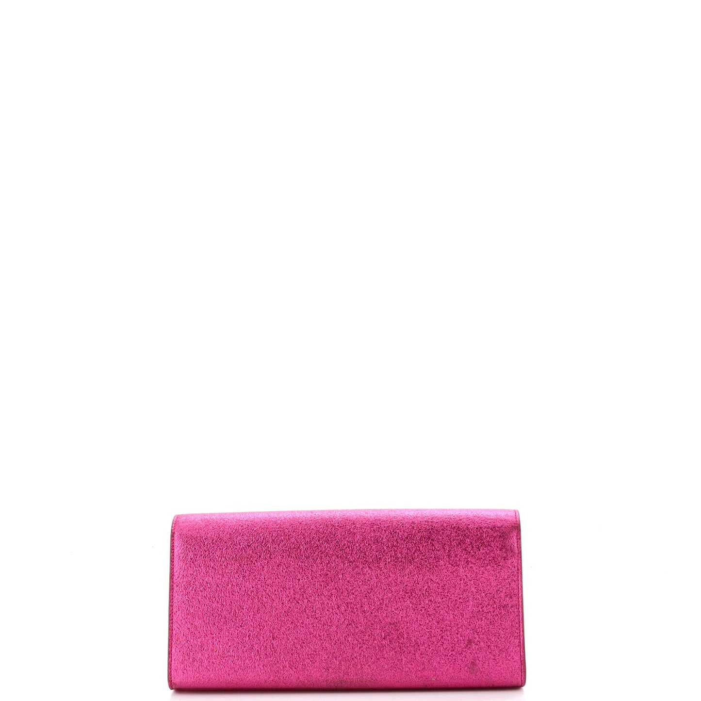 Classic Monogram Clutch Metallic Calfskin Long