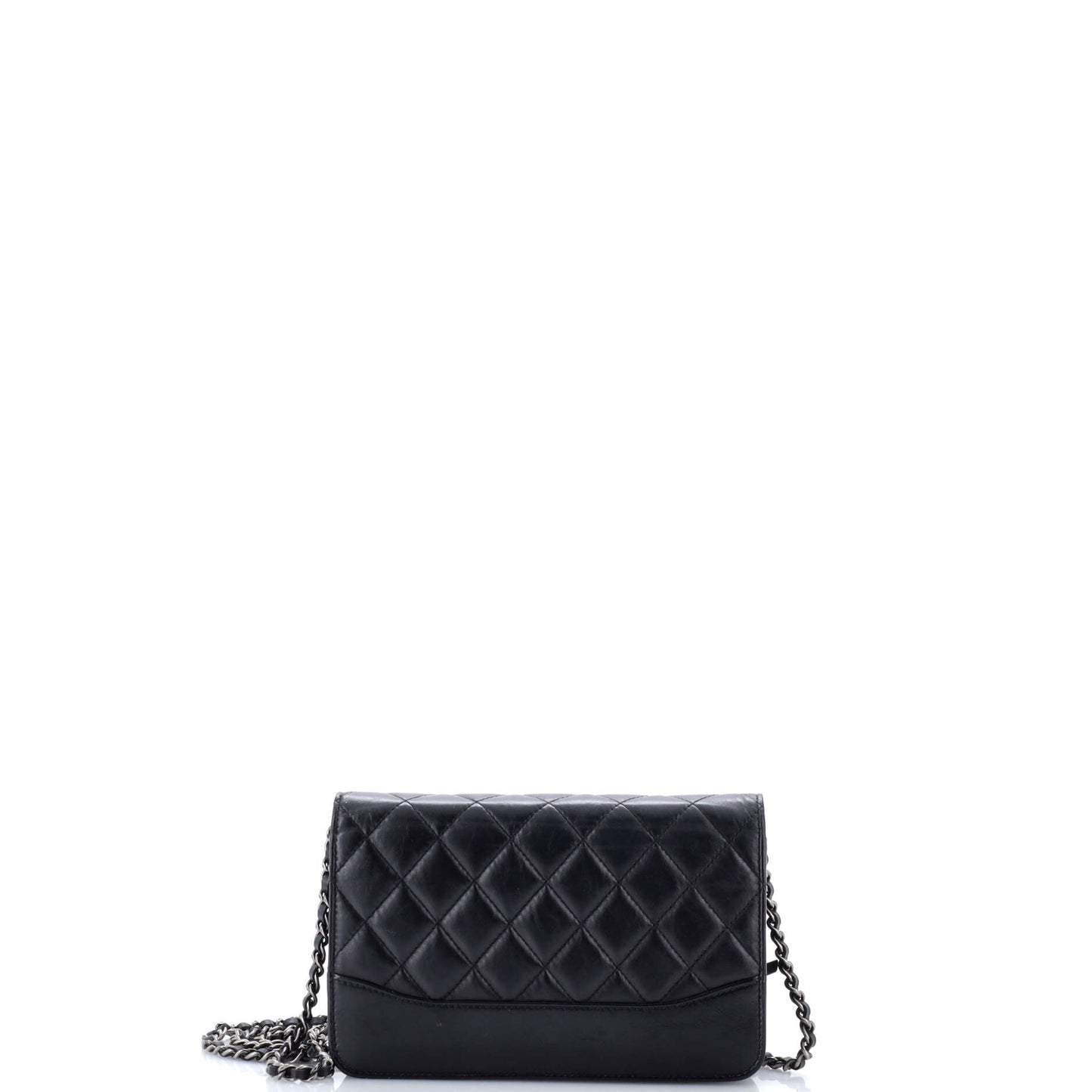 Gabrielle Wallet on Chain Quilted Aged Calfskin