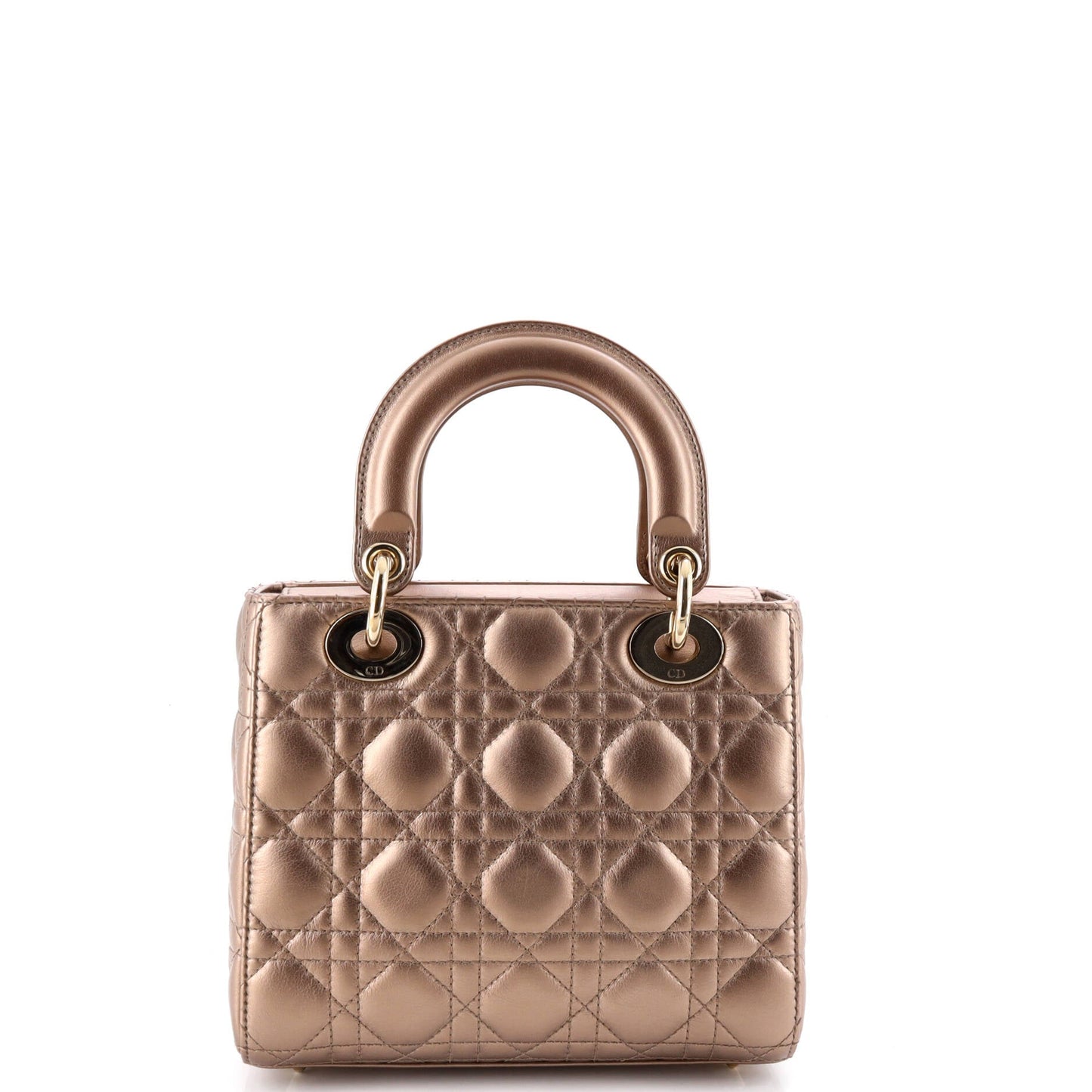 My ABCDior Lady Dior Bag Metallic Cannage Quilt Leather