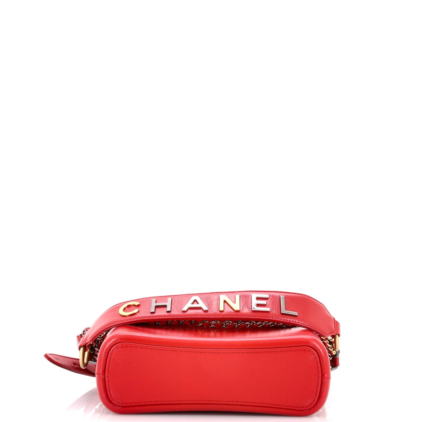 Gabrielle Hobo with Logo Handle Quilted Aged Calfskin Medium
