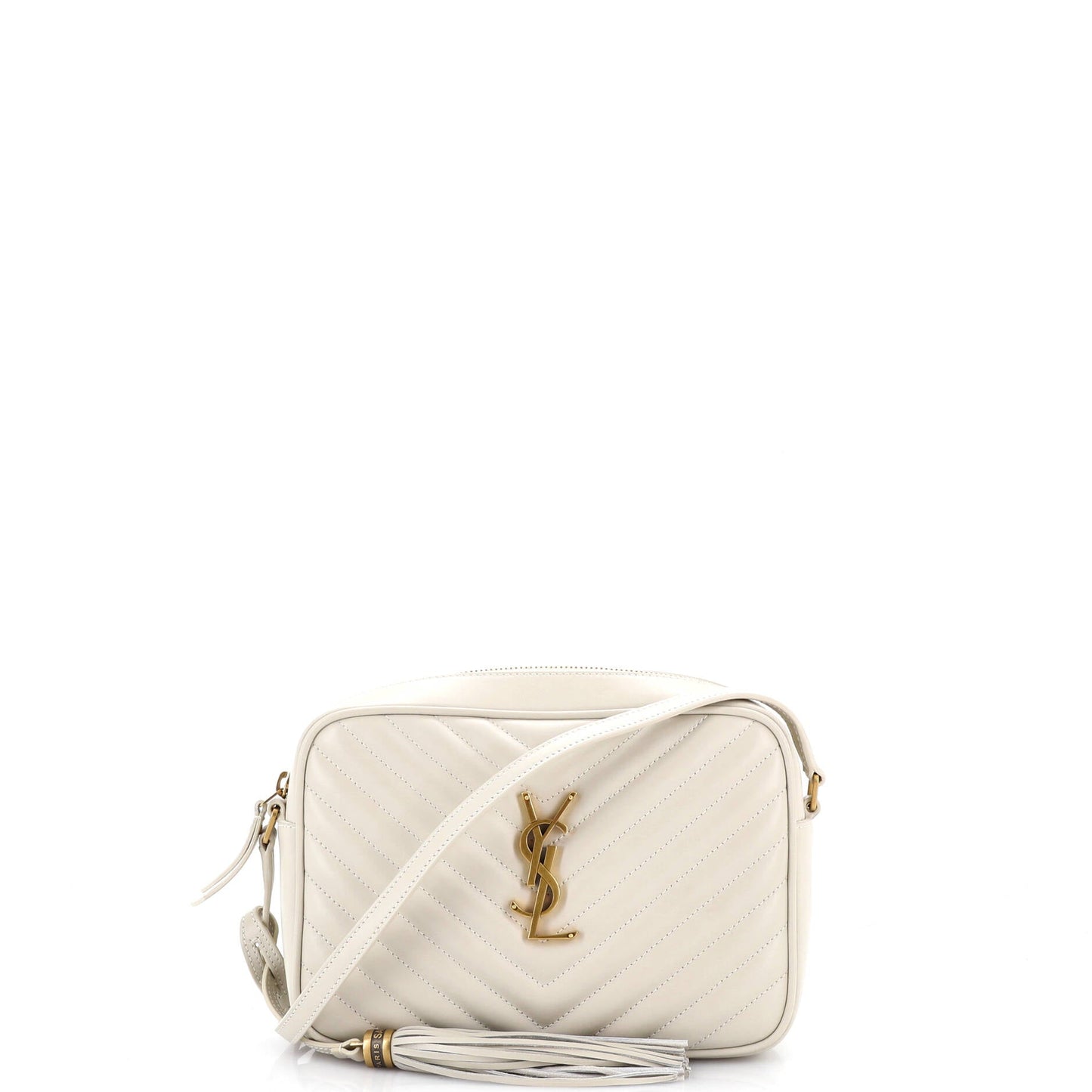 Lou Camera Bag Matelasse Chevron Leather Small