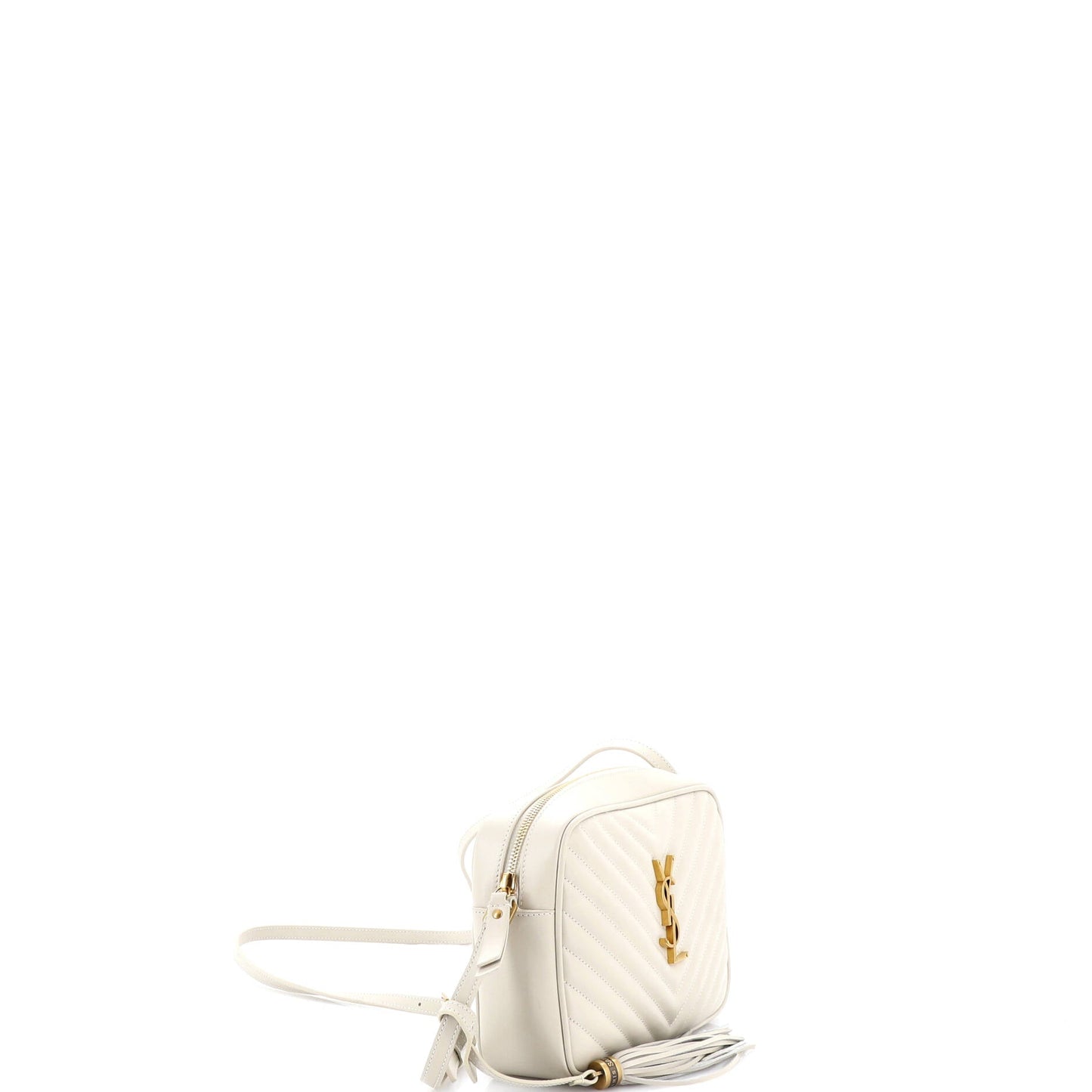 Lou Camera Bag Matelasse Chevron Leather Small