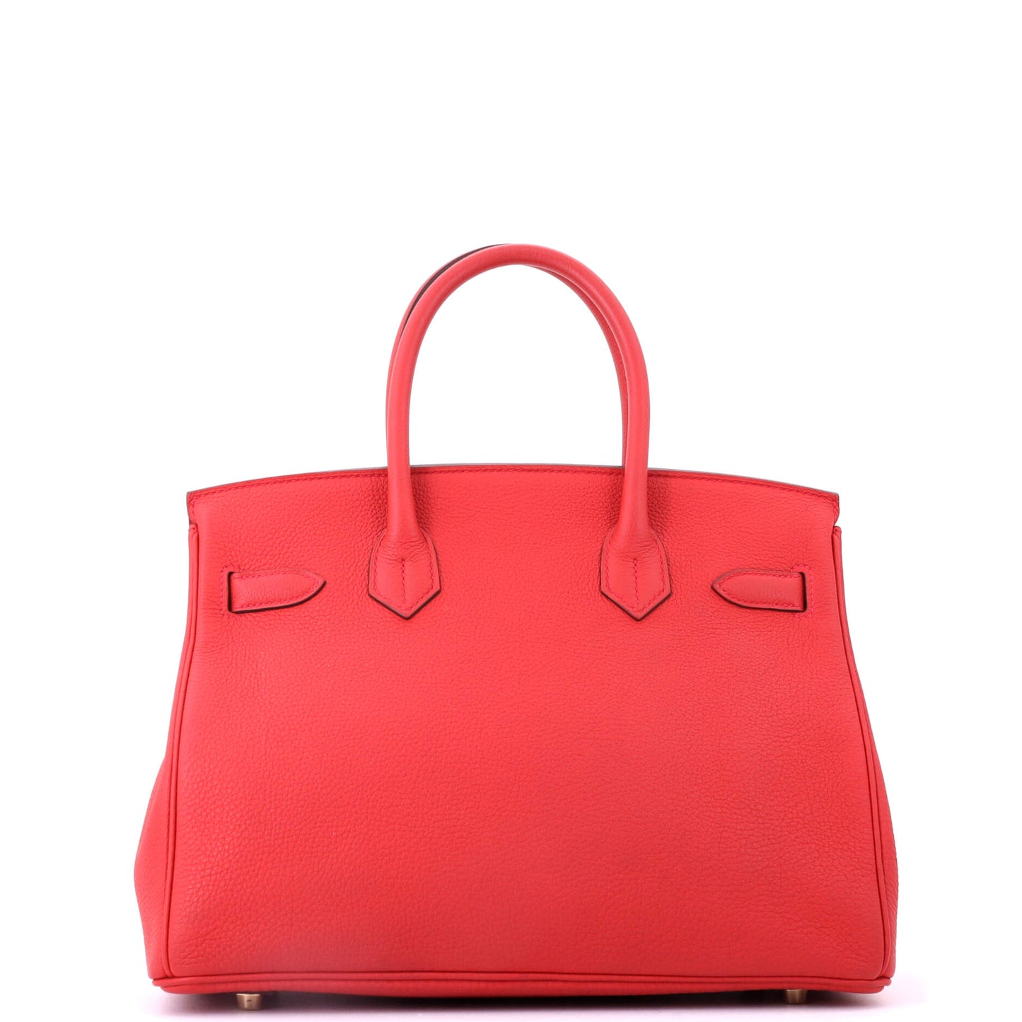 Birkin Handbag Geranium Togo with Gold Hardware 30
