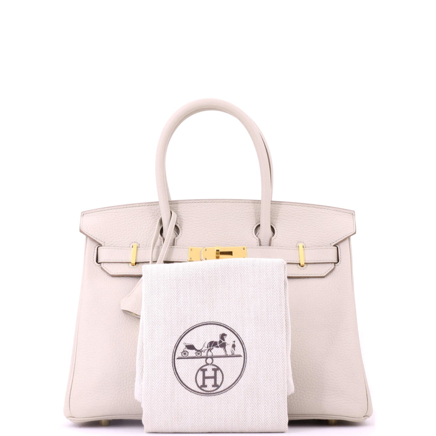 Birkin Handbag Light Togo with Gold Hardware 30