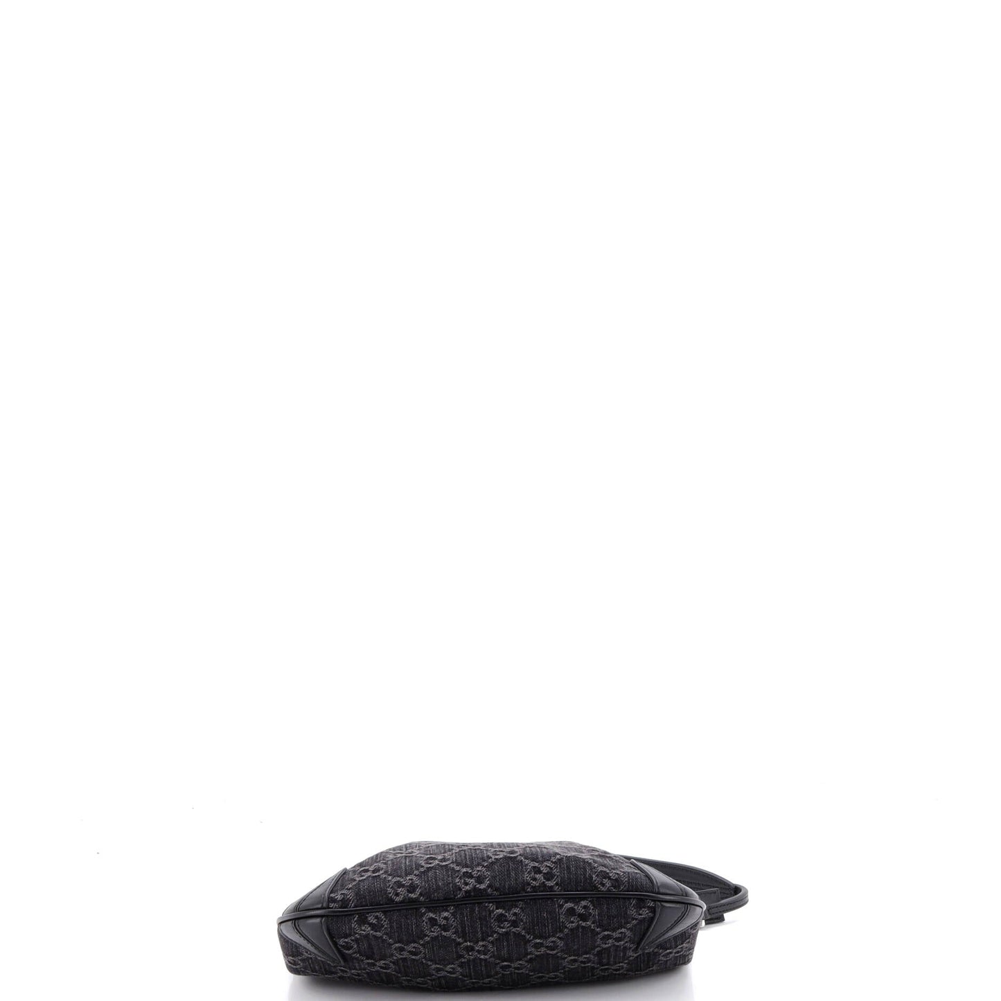 Horsebit Slim Shoulder Bag GG Denim with Leather Small