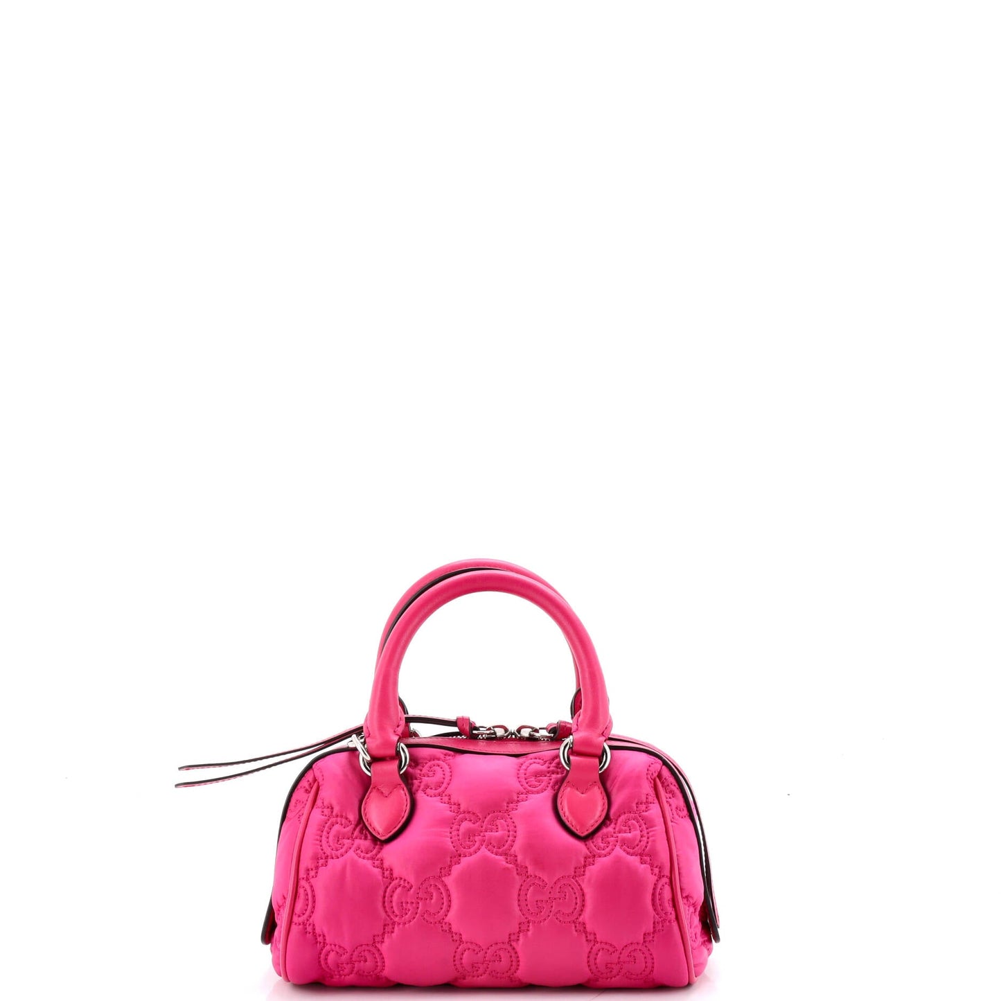 Ophidia Convertible Boston Top Handle Bag GG Matelasse Nylon with Leather Mini