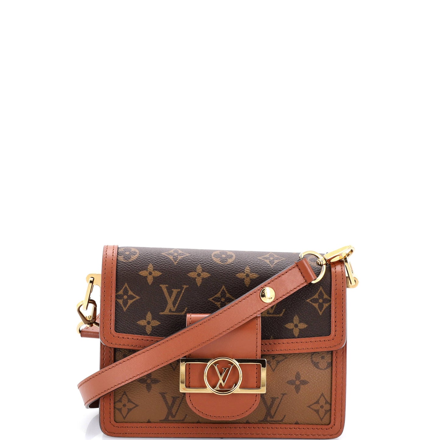 Dauphine Shoulder Bag Reverse Monogram Canvas Mini