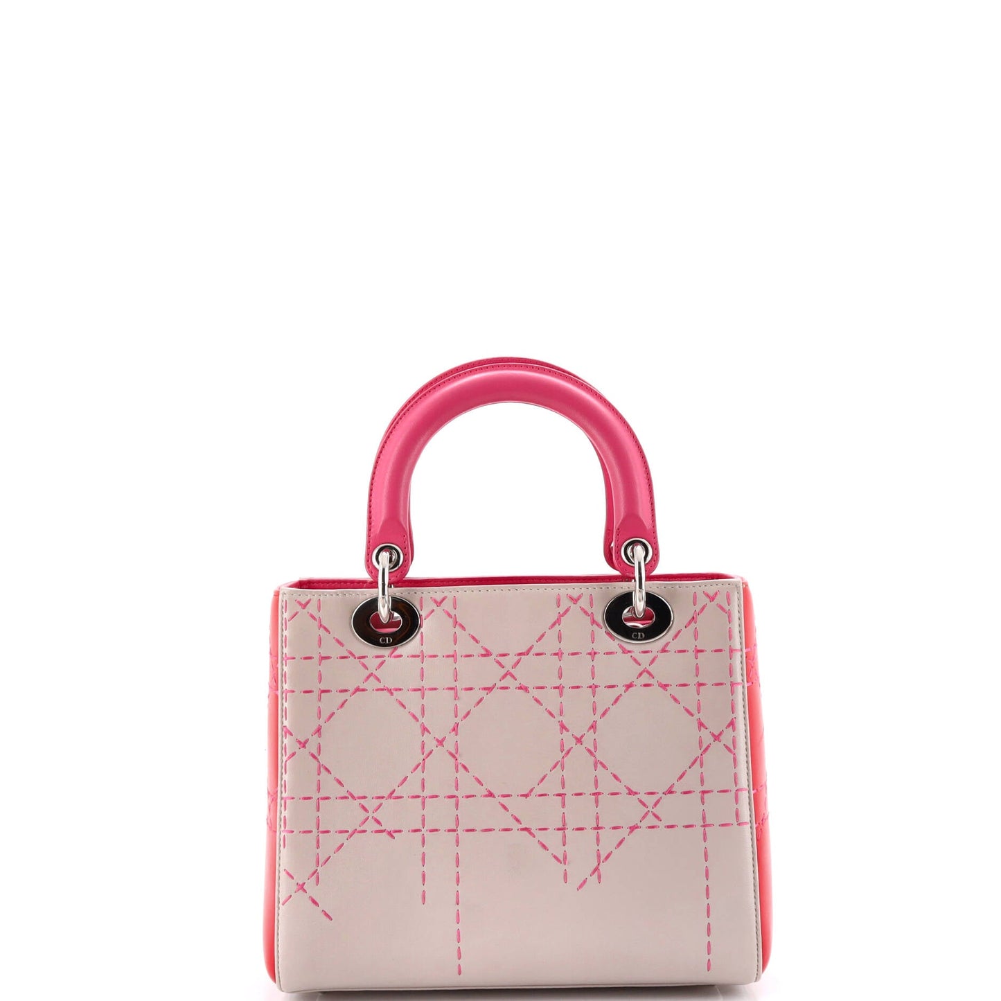 Lady Dior Bag Cannage Stitch Leather Medium